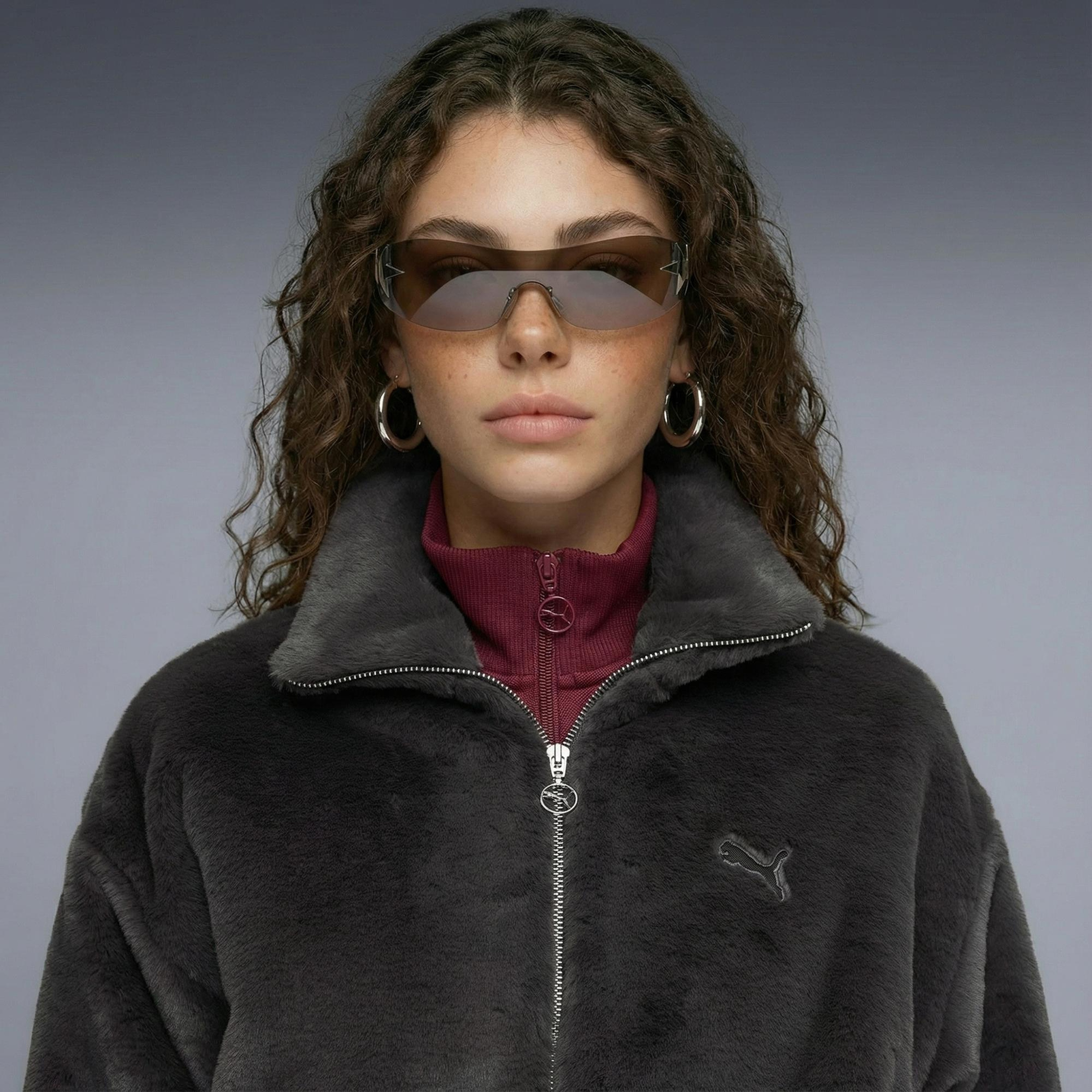 Puma Wardrobe Essentials Relaxed Kadın Gri Ceket