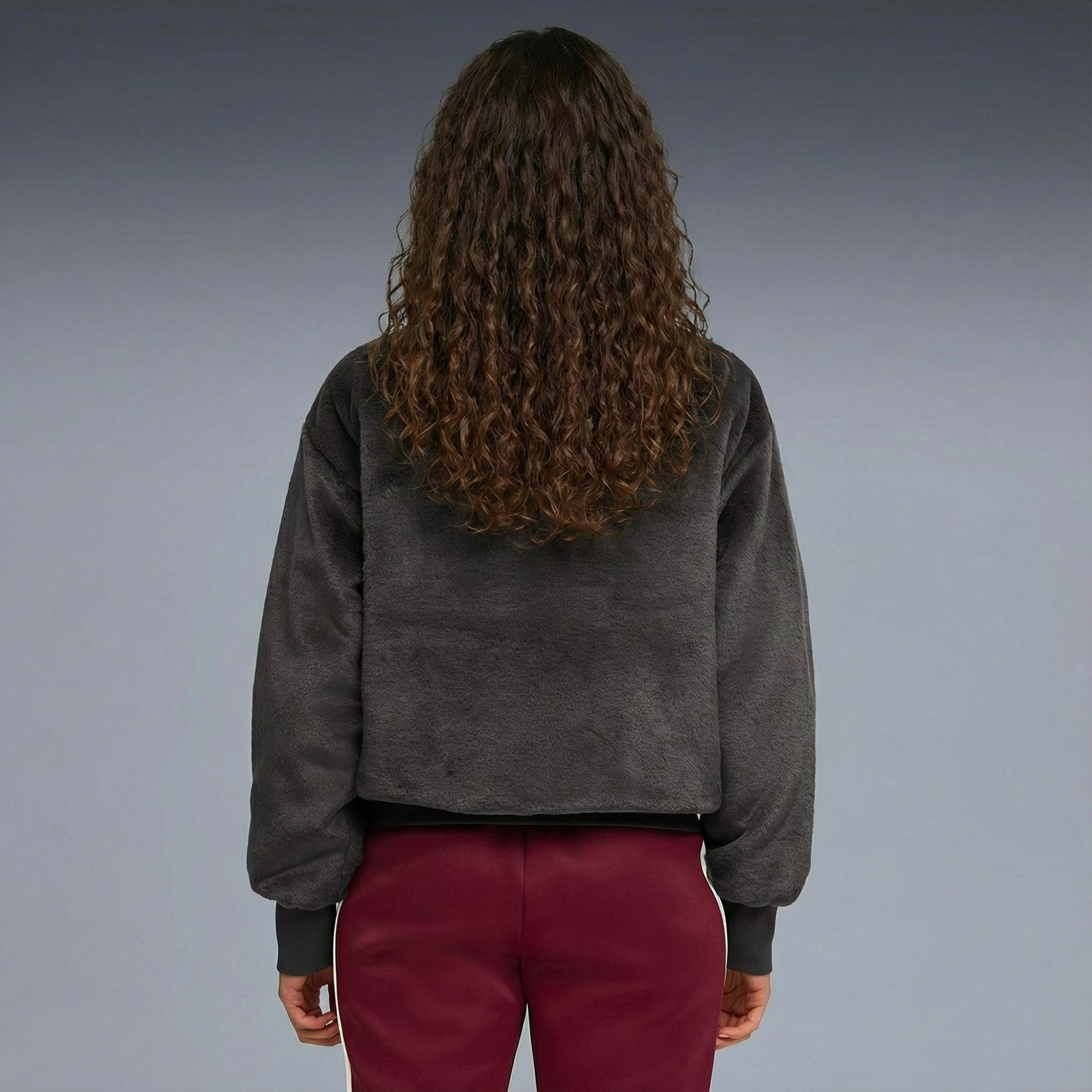 Puma Wardrobe Essentials Relaxed Kadın Gri Ceket