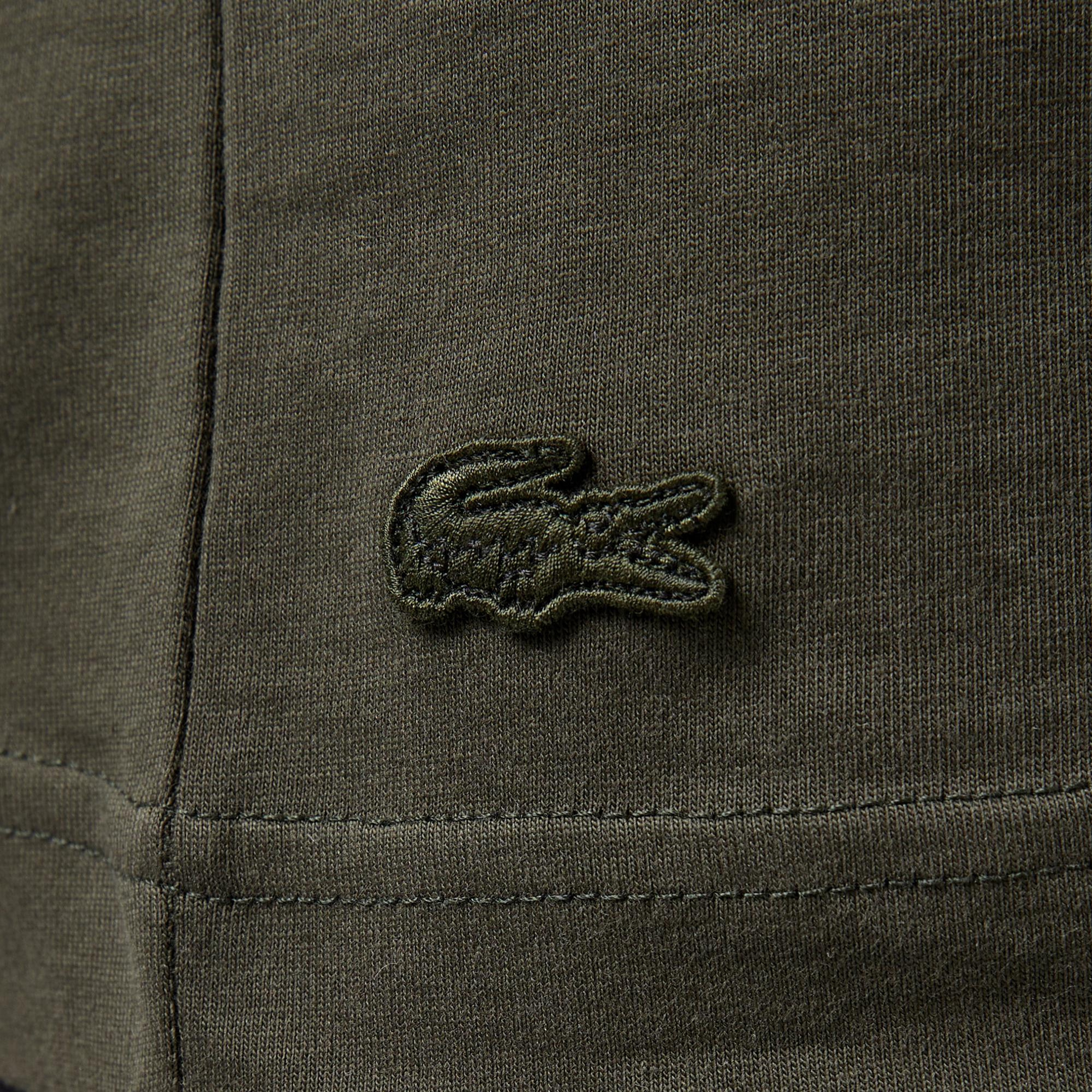 Lacoste Erkek Regular Fit Bisiklet Yaka Baskılı Haki T-Shirt