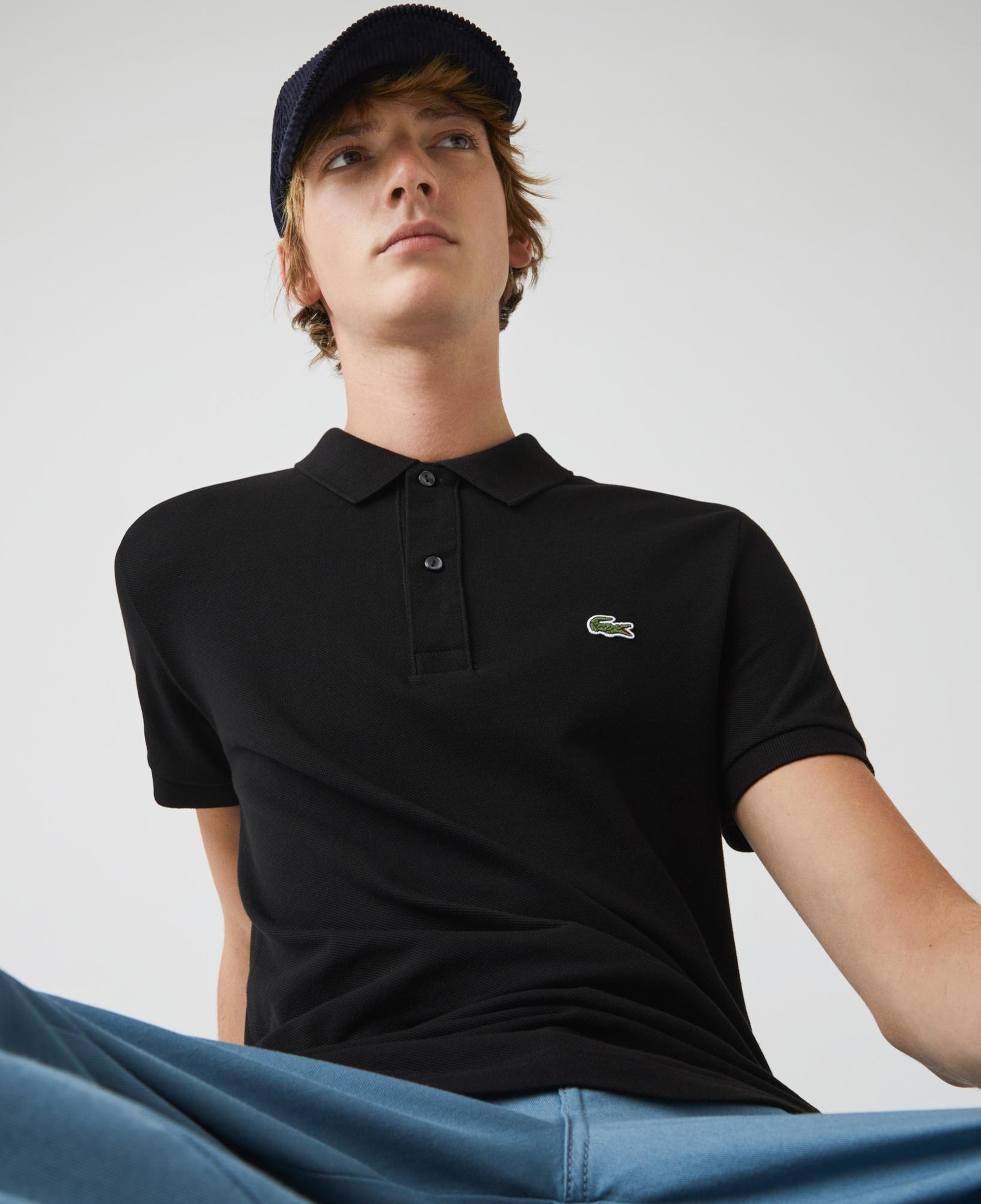 Lacoste L.12.12 Erkek Slim Fit Siyah Polo