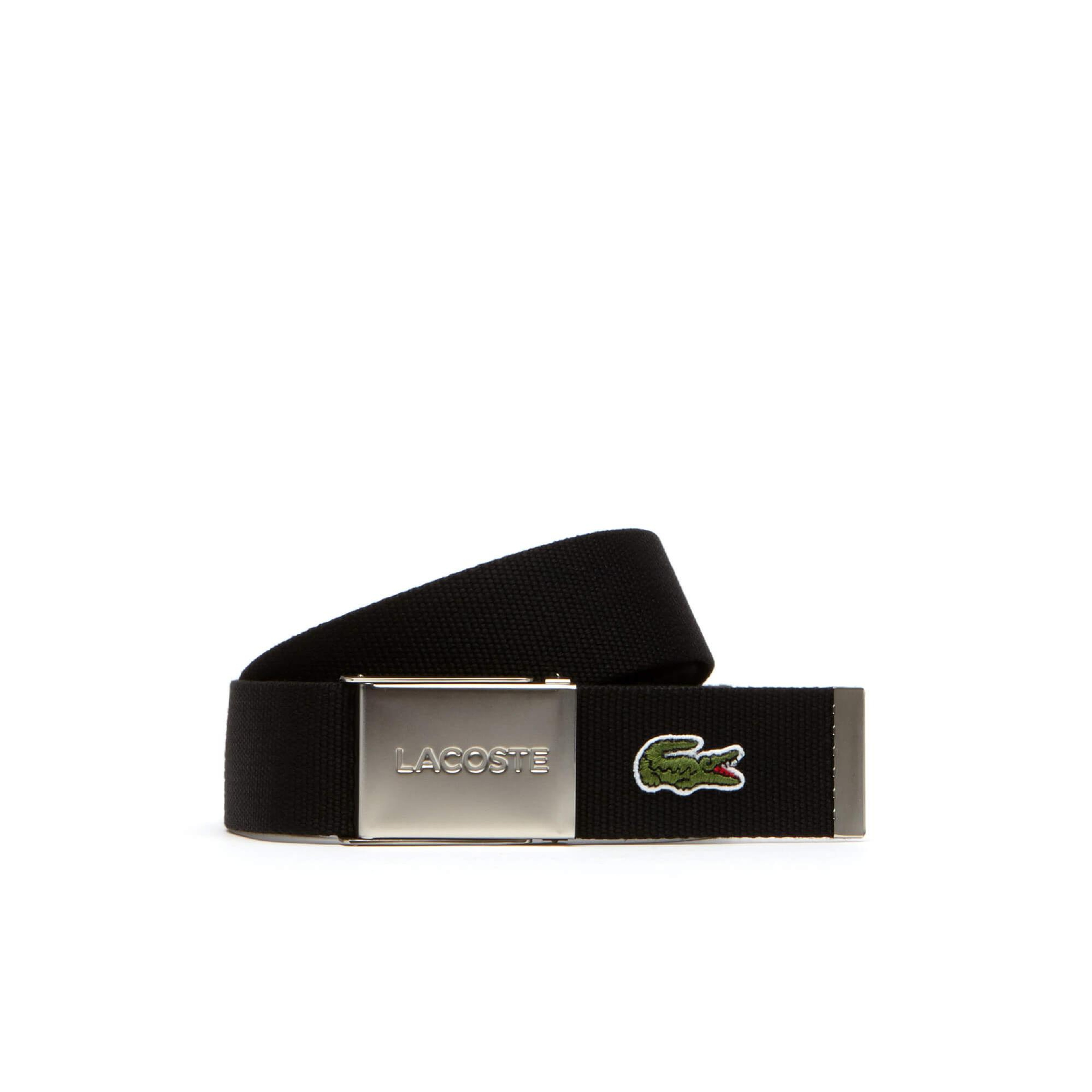 Lacoste L.12.12 Erkek Siyah Kemer