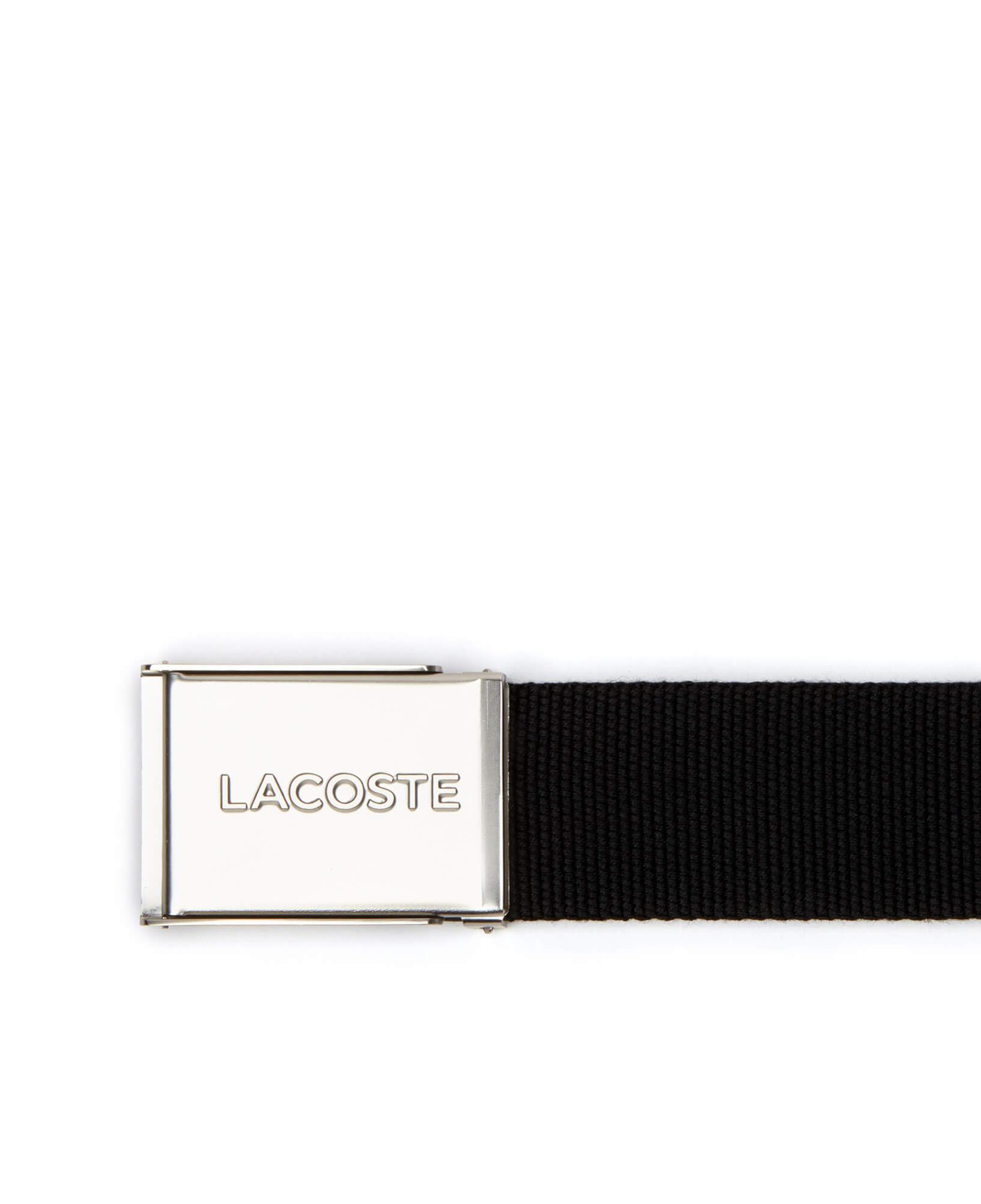 Lacoste L.12.12 Erkek Siyah Kemer