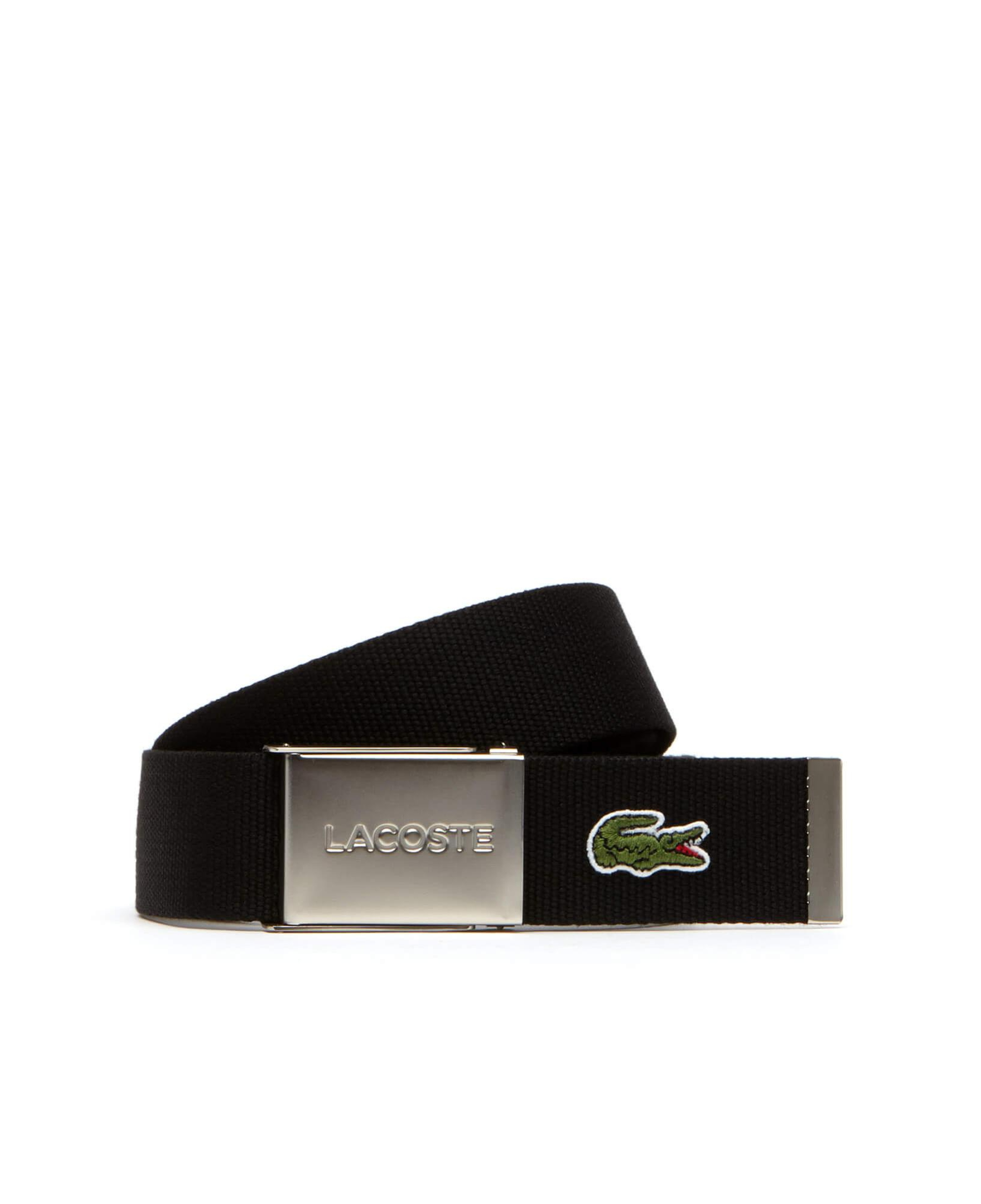 Lacoste L.12.12 Erkek Siyah Kemer