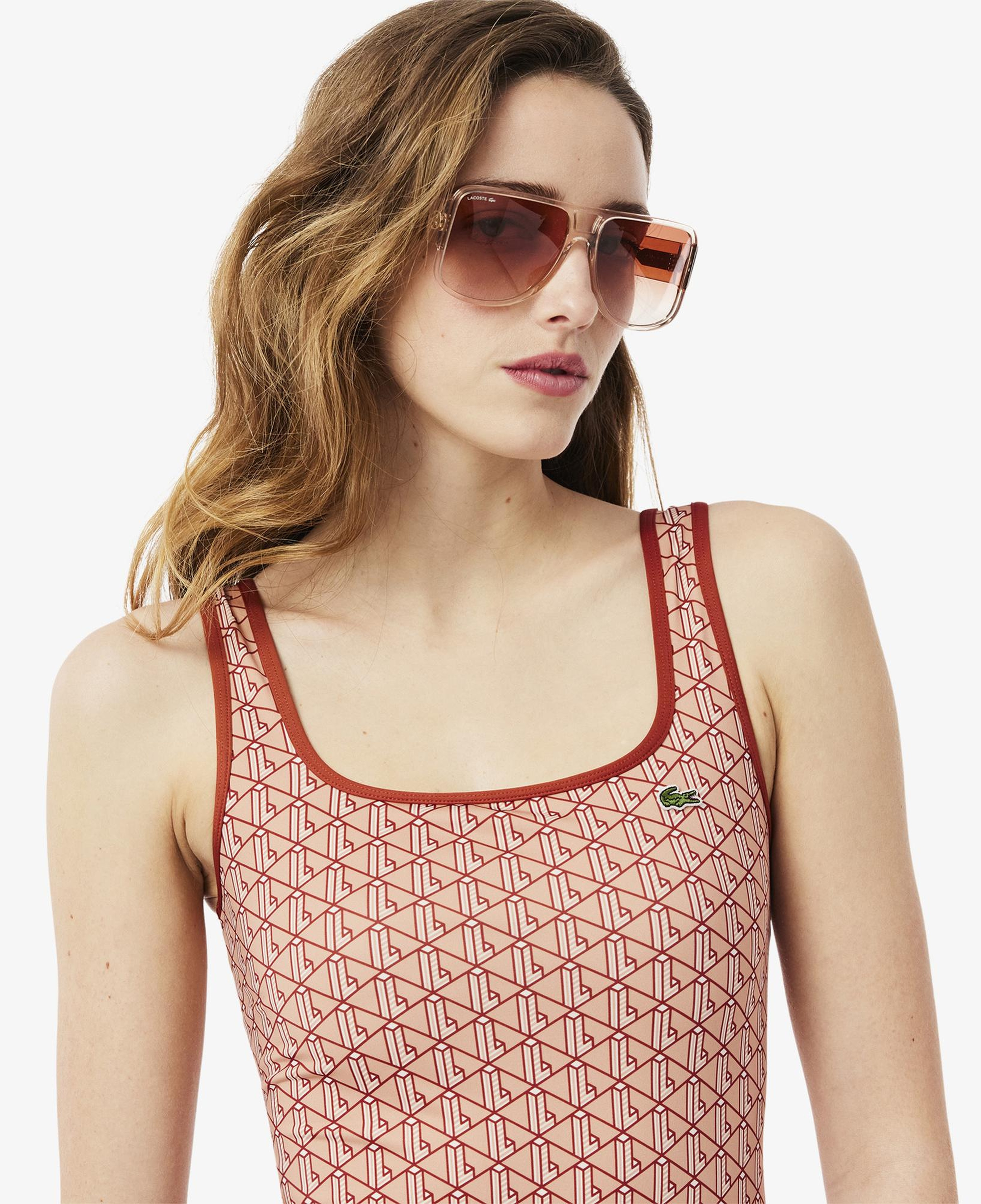 Lacoste Kadın Monogram Kırmızı Mayo