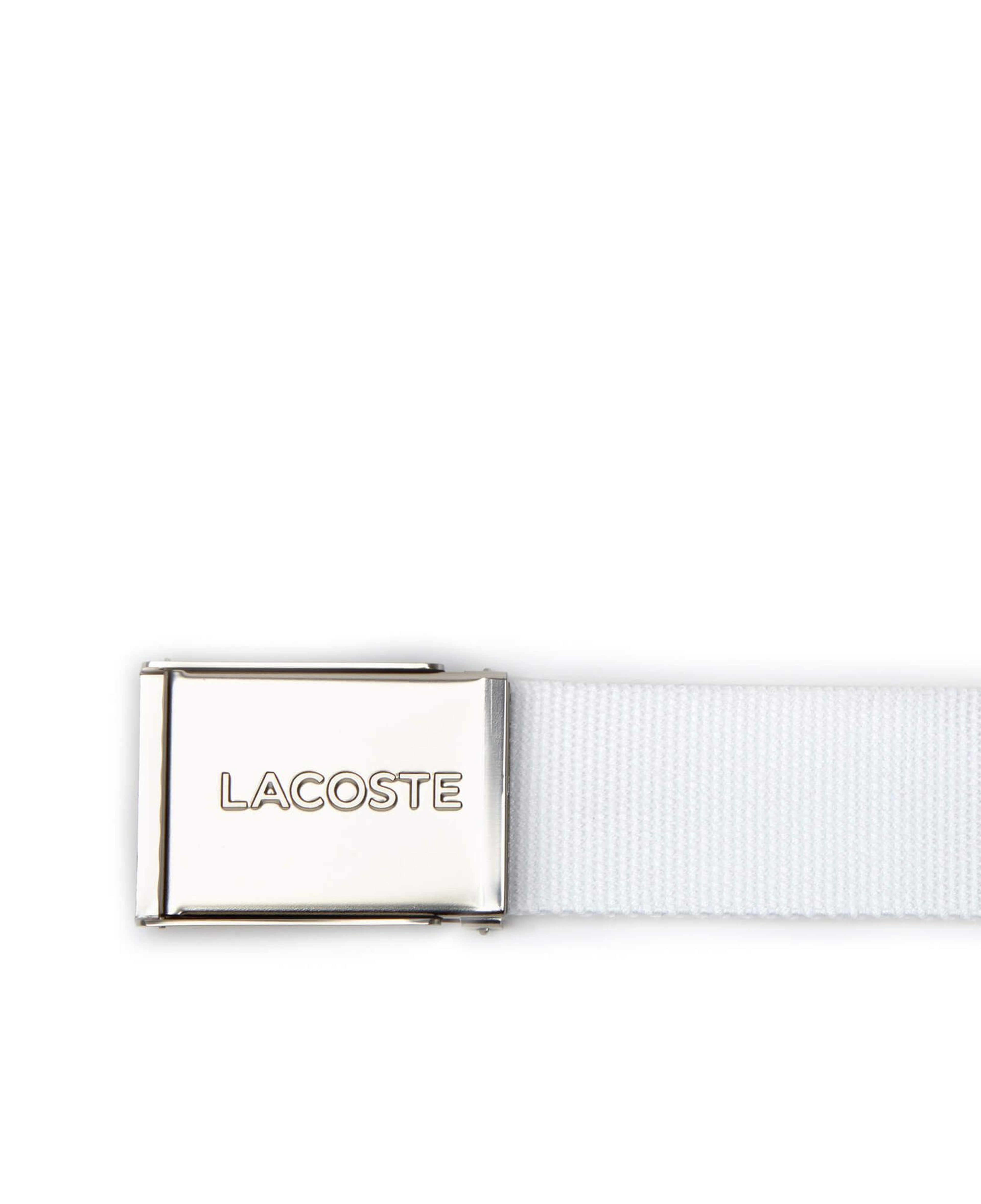 Lacoste L.12.12 Erkek Beyaz Kemer