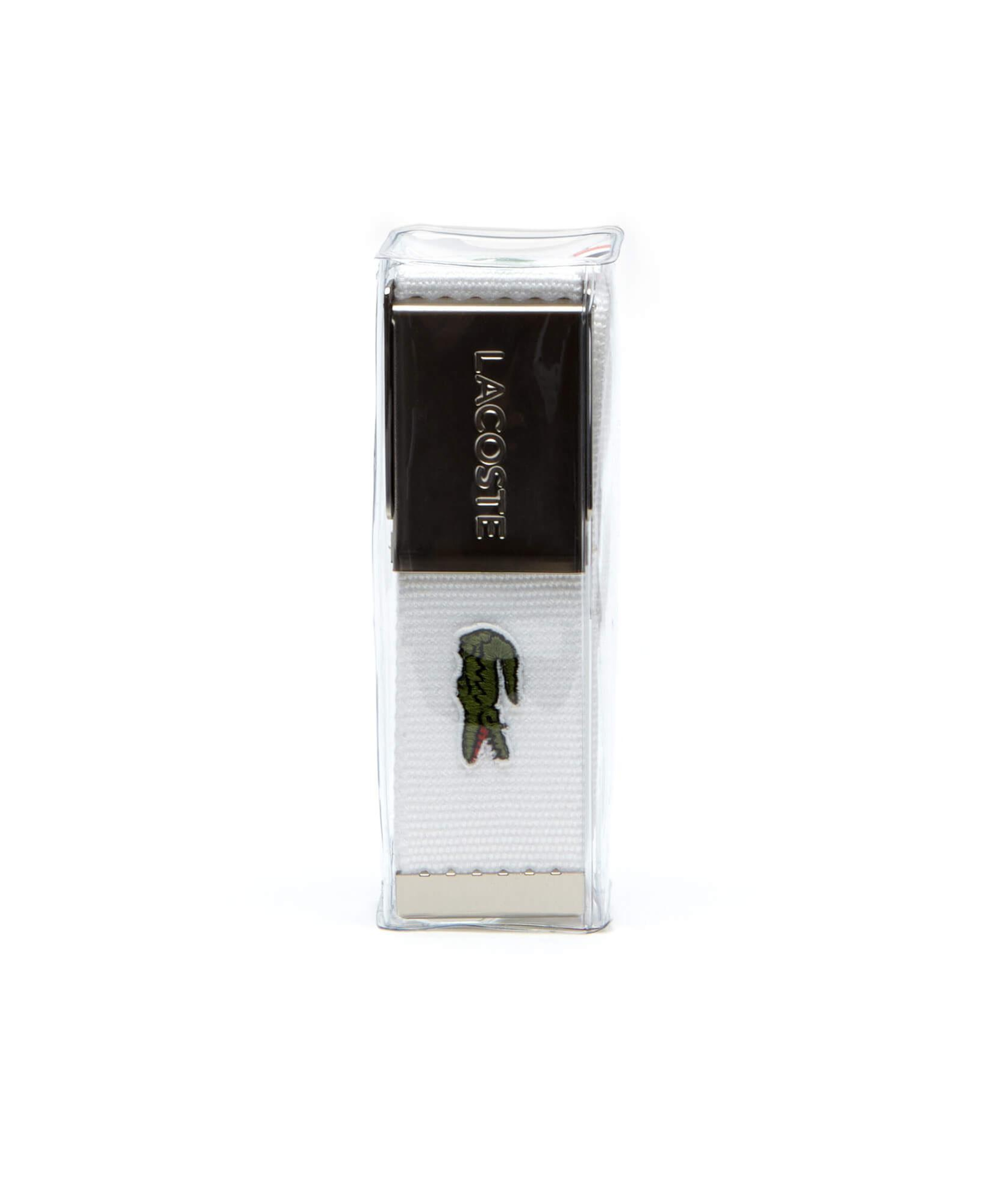 Lacoste L.12.12 Erkek Beyaz Kemer