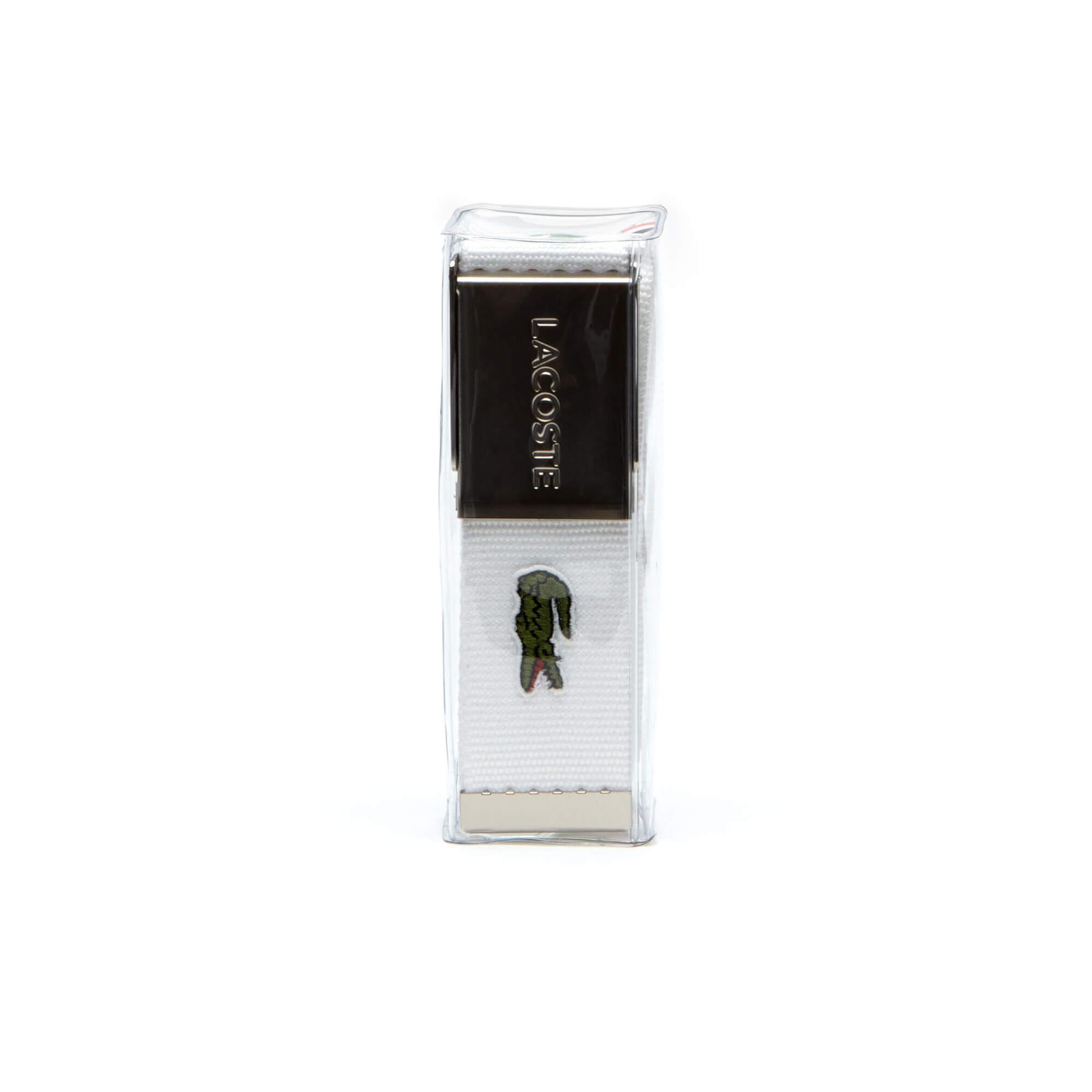 Lacoste L.12.12 Erkek Beyaz Kemer