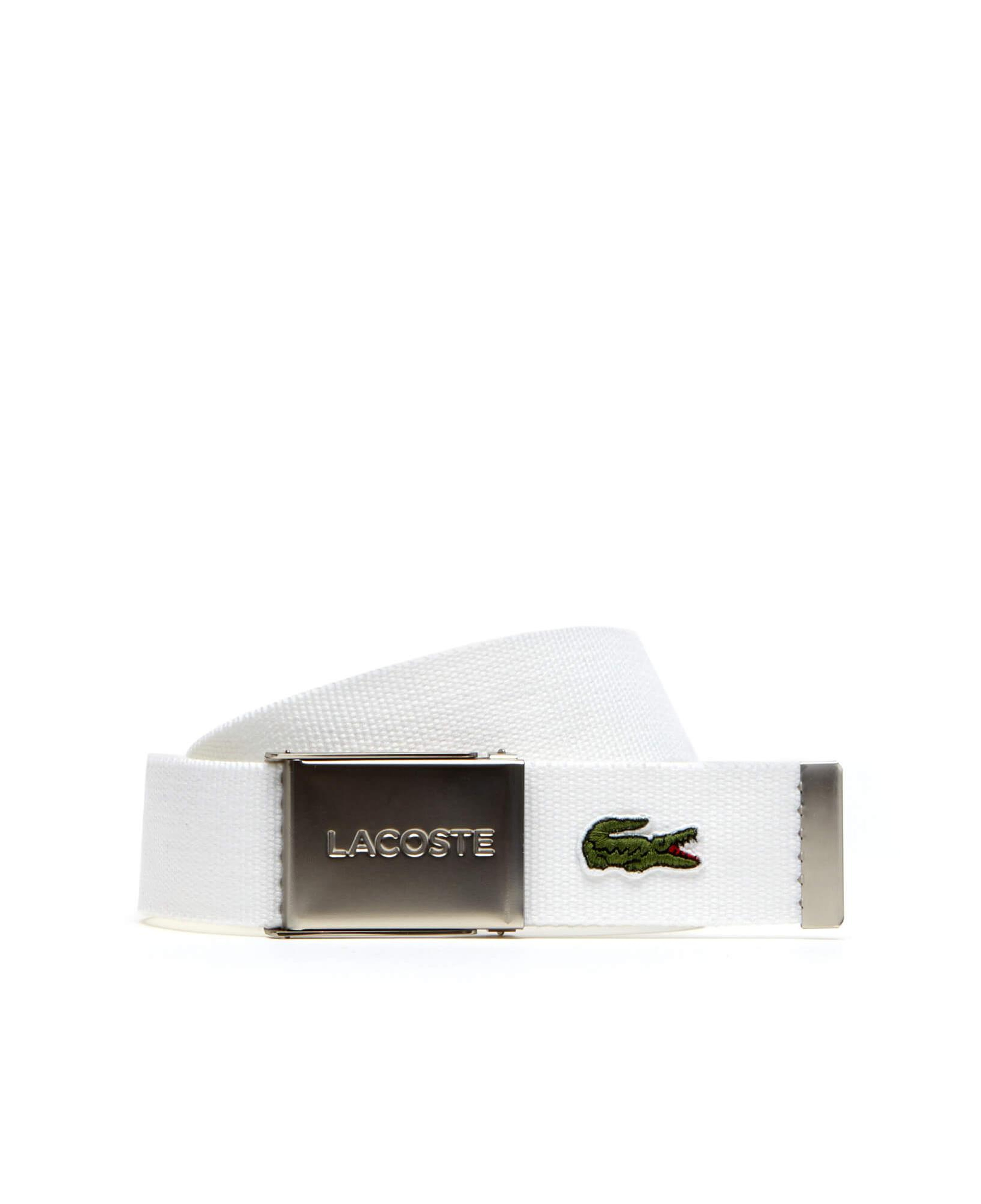 Lacoste L.12.12 Erkek Beyaz Kemer