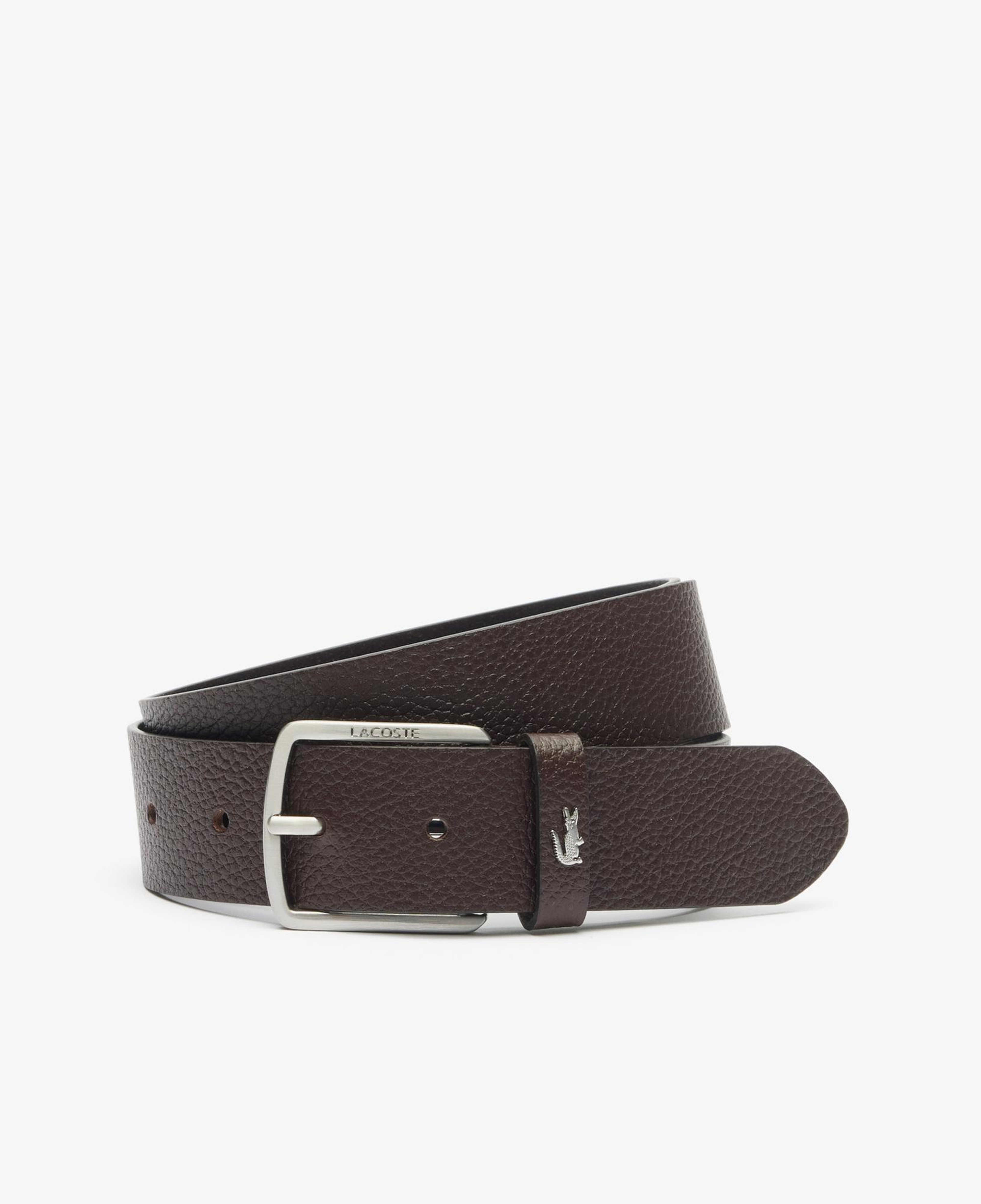 Lacoste Elegance Erkek Deri Kahverengi Kemer