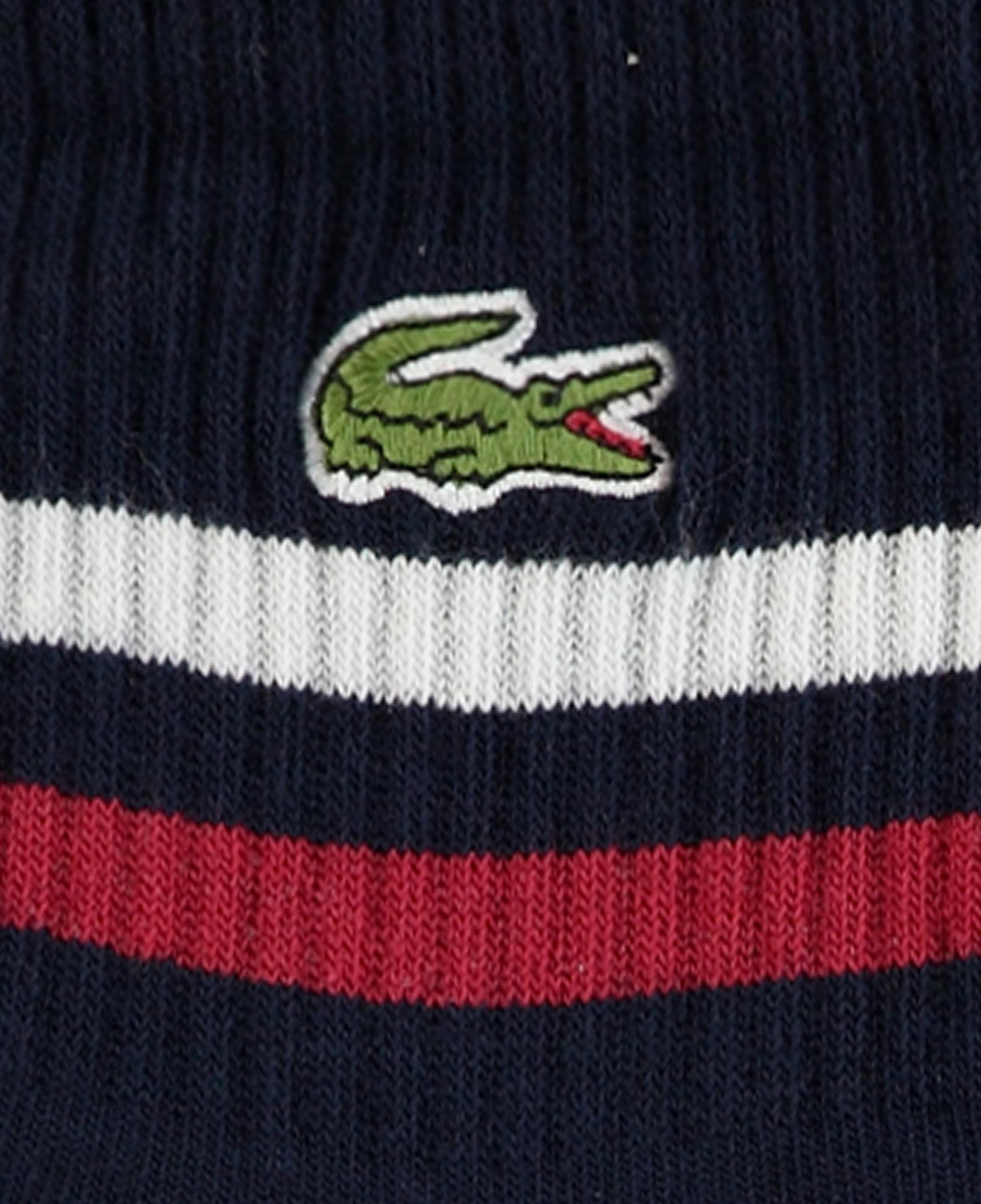 Lacoste Erkek Çizgili Lacivert Çorap