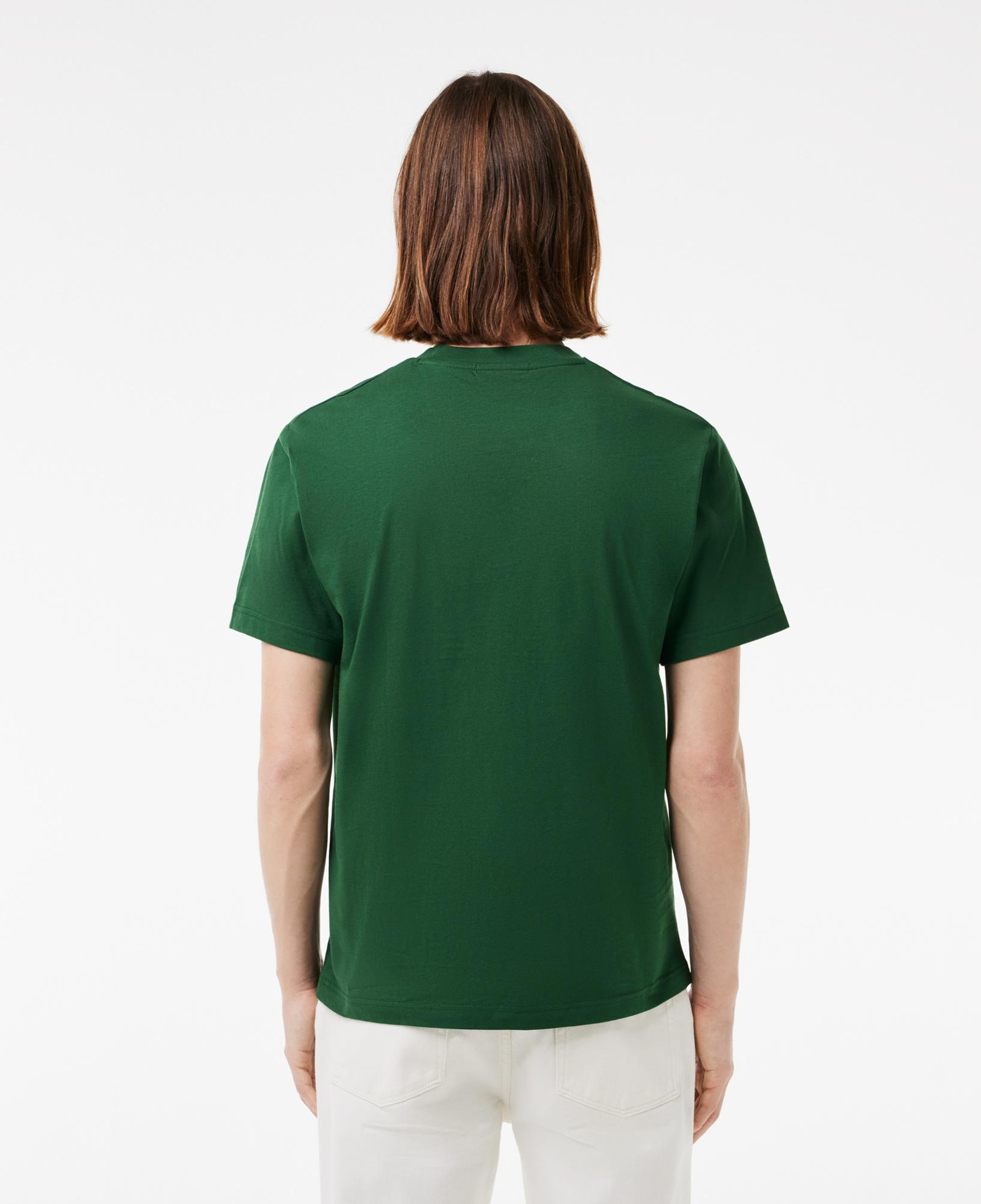 Lacoste Erkek Classic Fit Bisiklet Yaka Koyu Yeşil T-Shirt