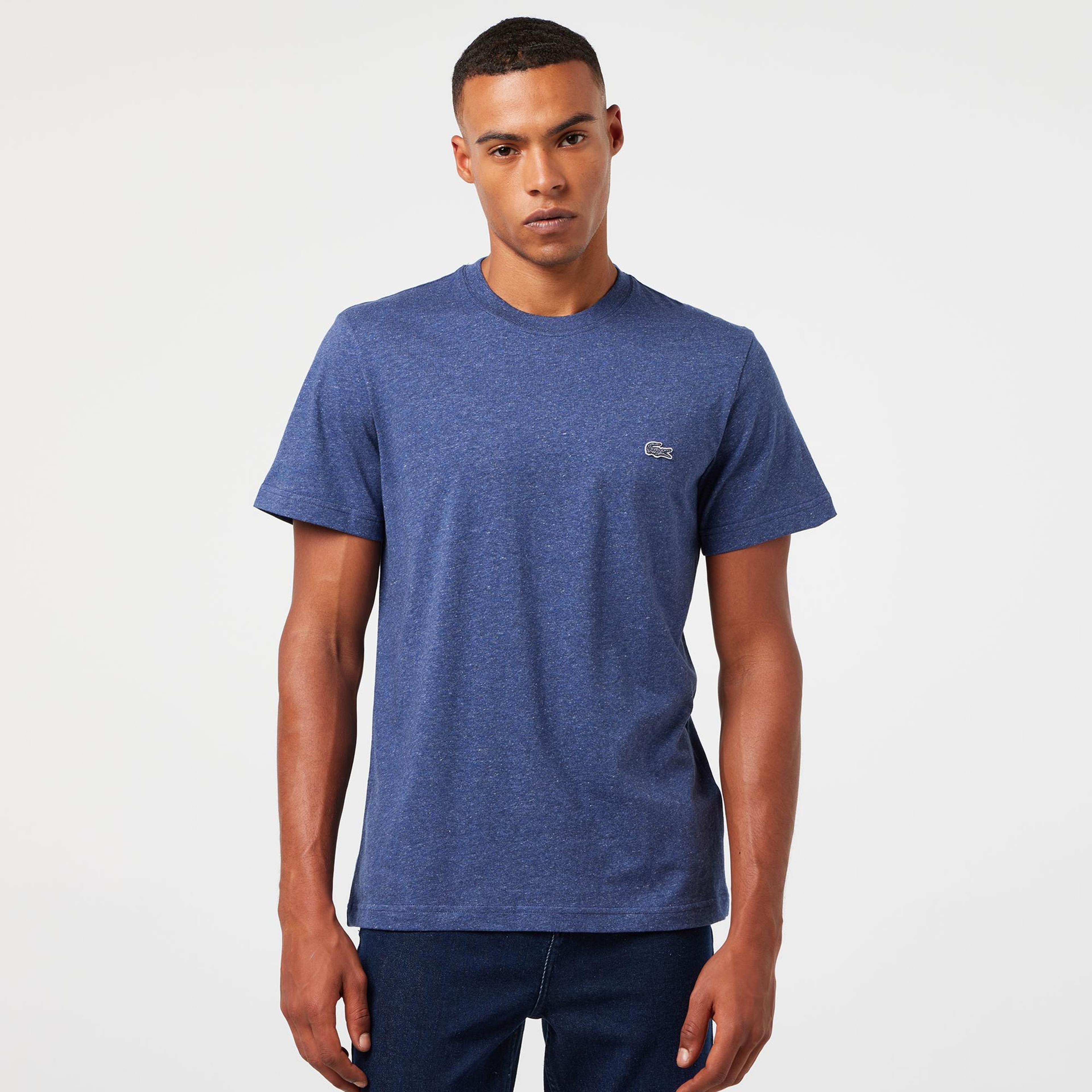 Lacoste Erkek Regular Fit Bisiklet Yaka Lacivert T-Shirt