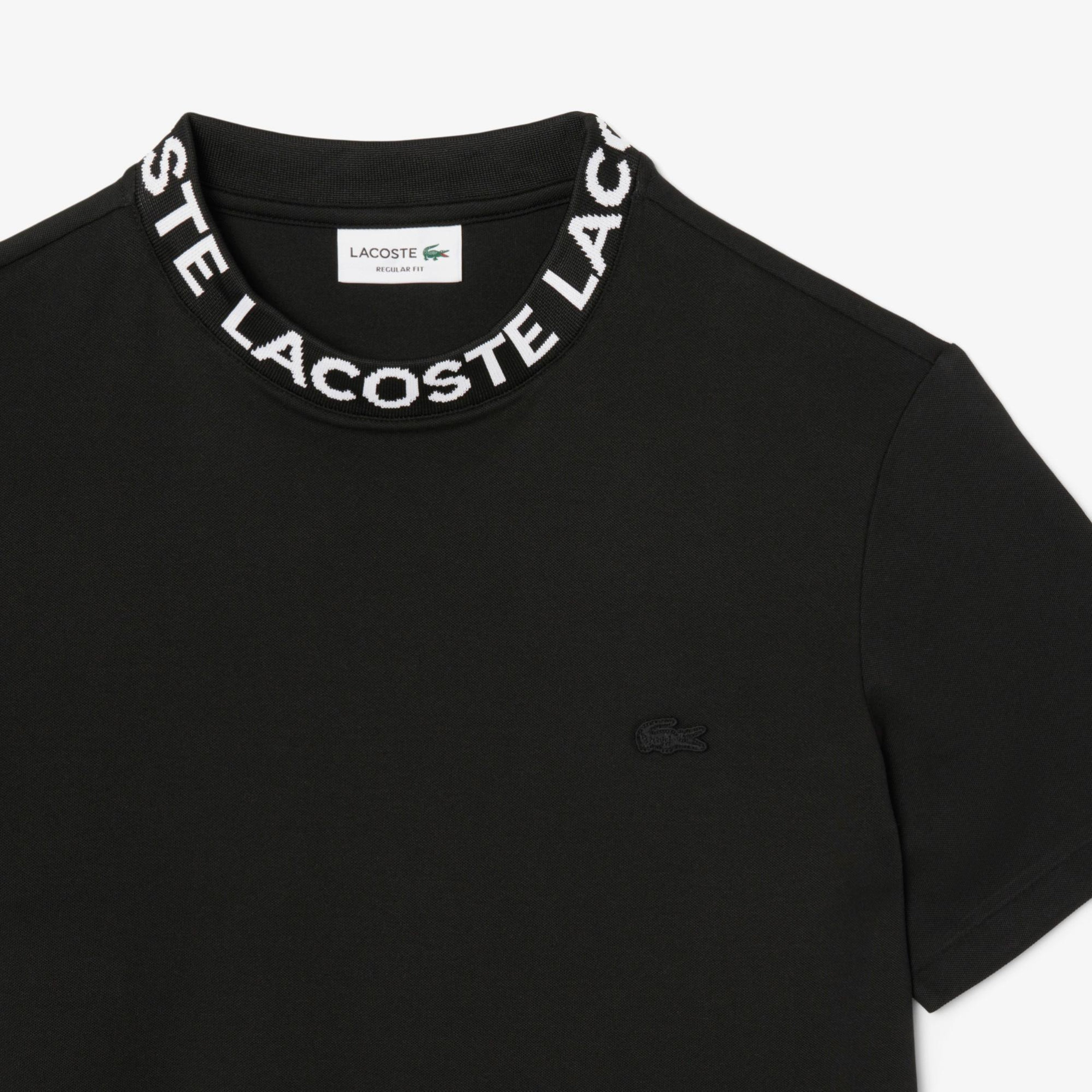 Lacoste Erkek Regular Fit Bisiklet Yaka Siyah T-Shirt