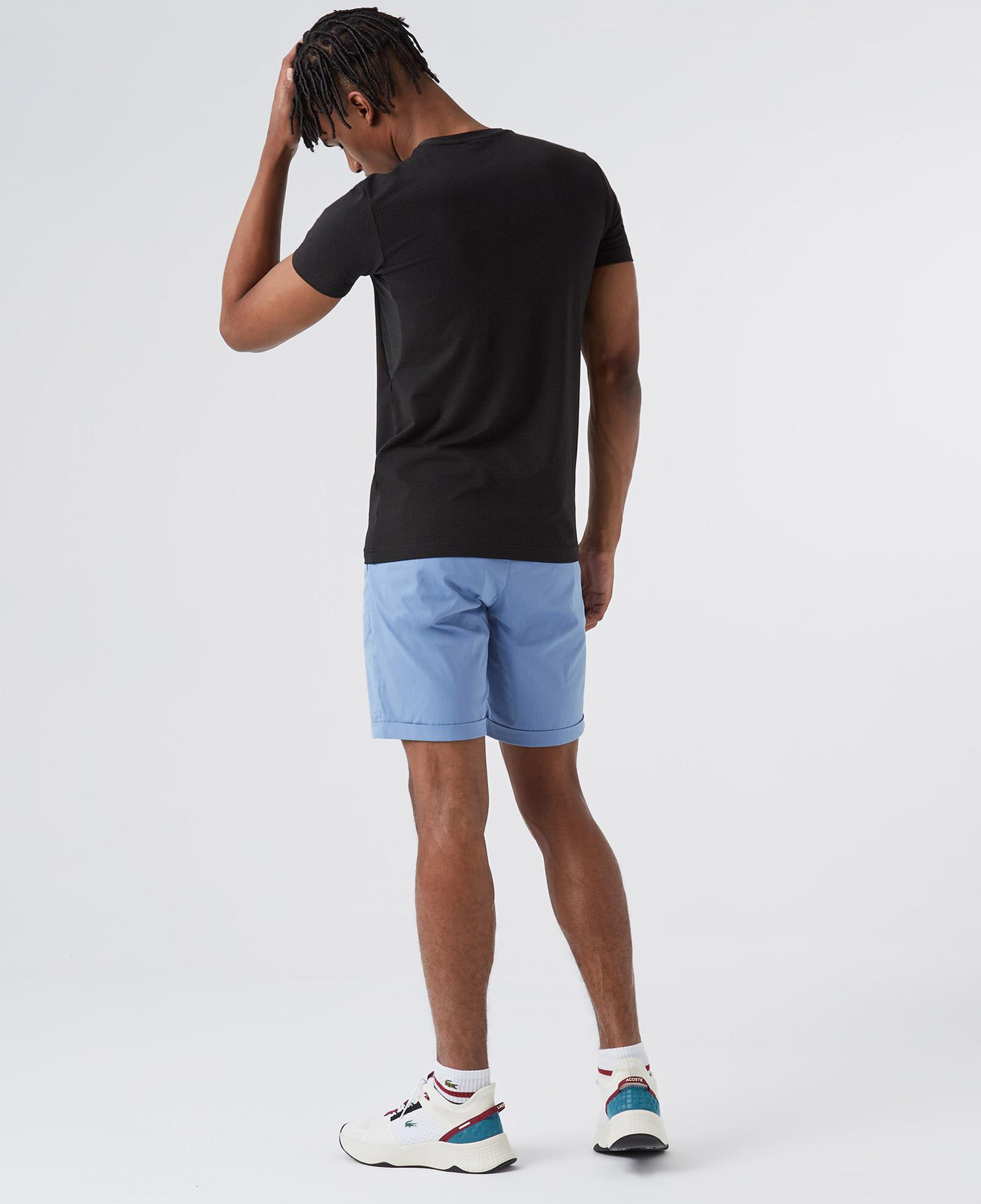 Lacoste Erkek Slim Fit Bisiklet Yaka Siyah T-Shirt