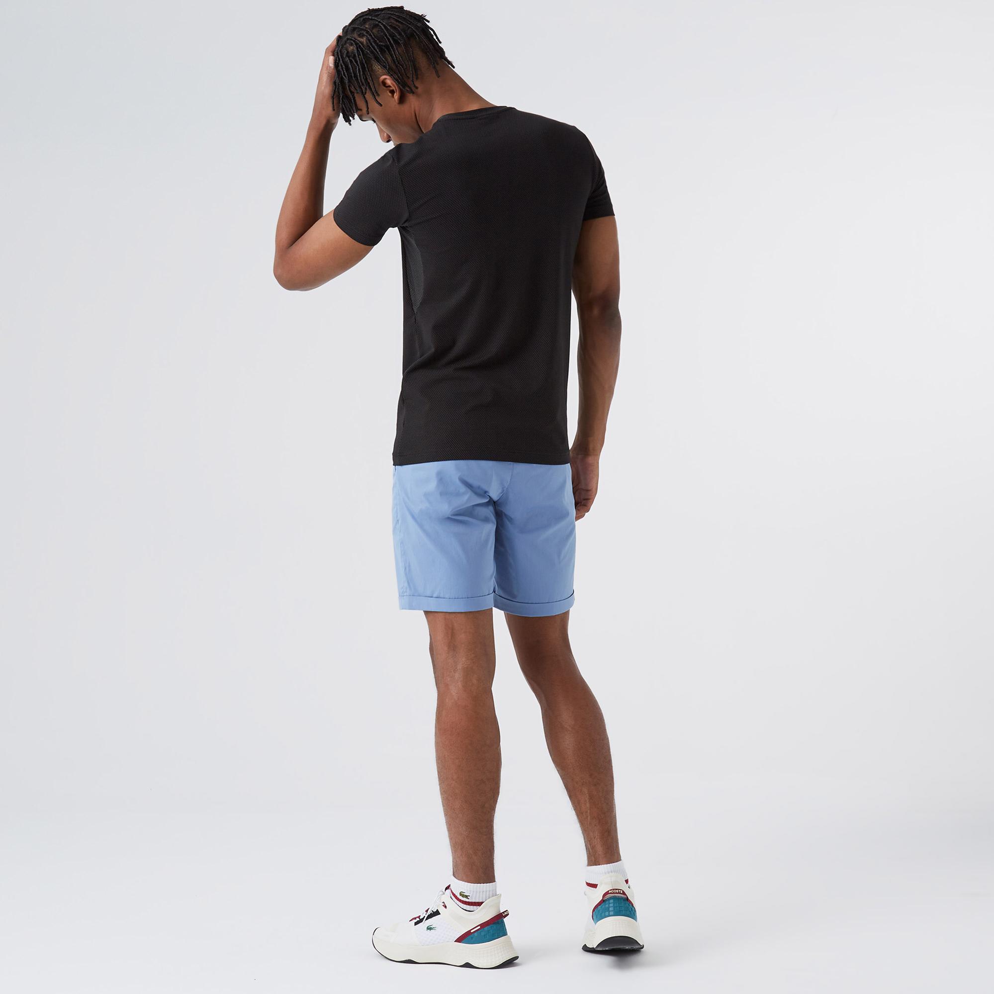 Lacoste Erkek Slim Fit Bisiklet Yaka Siyah T-Shirt