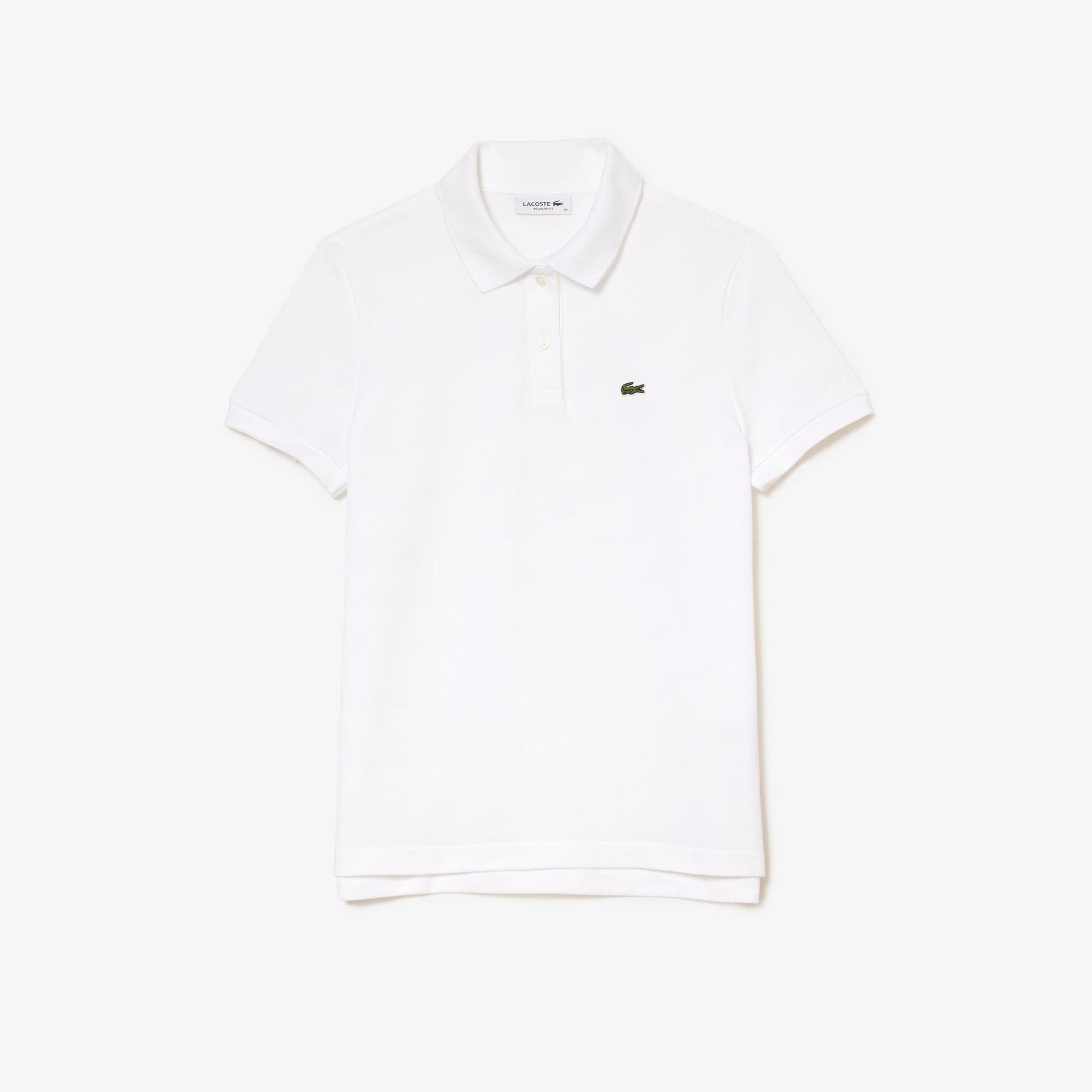 Lacoste Kadın Regular Fit Beyaz Polo