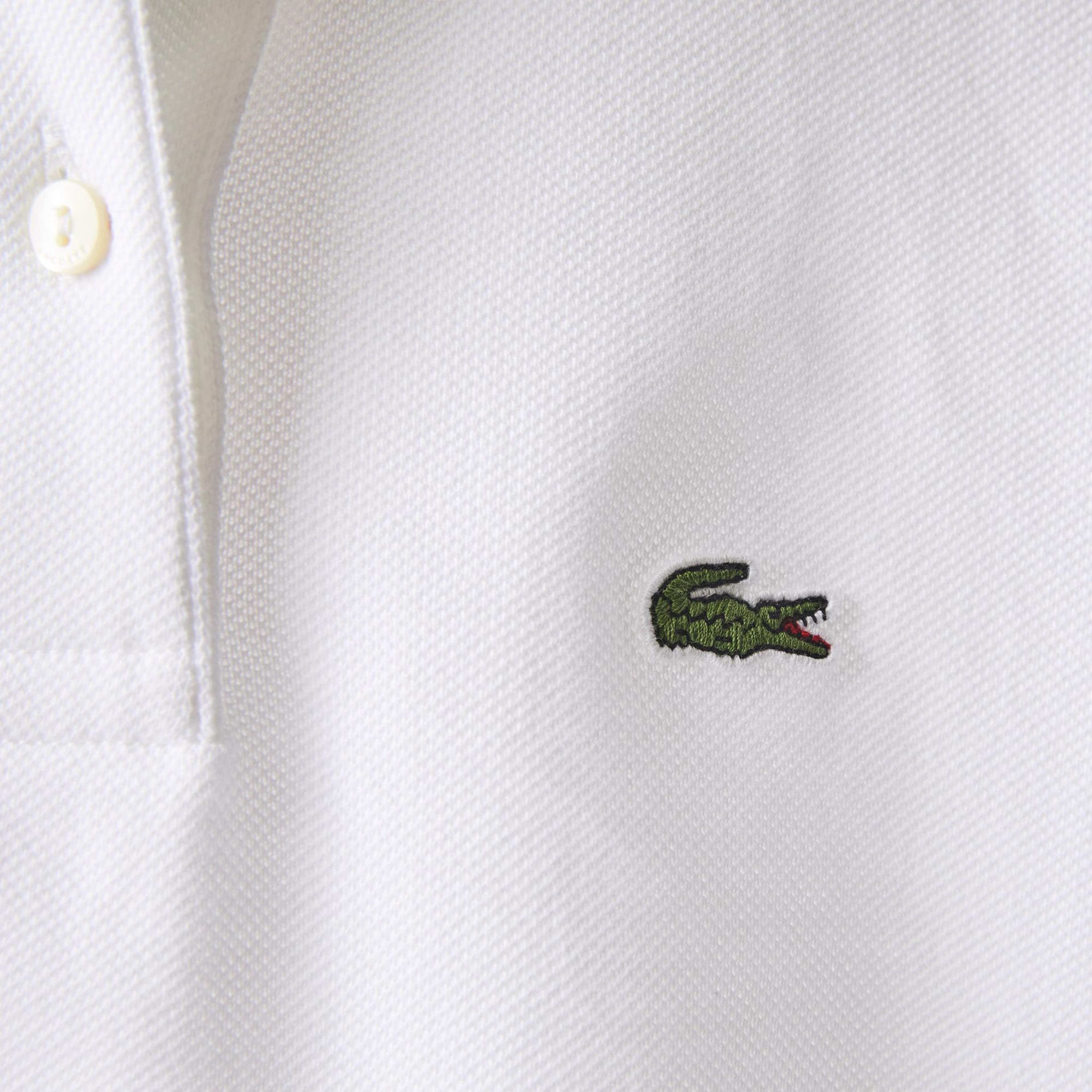 Lacoste Kadın Regular Fit Beyaz Polo