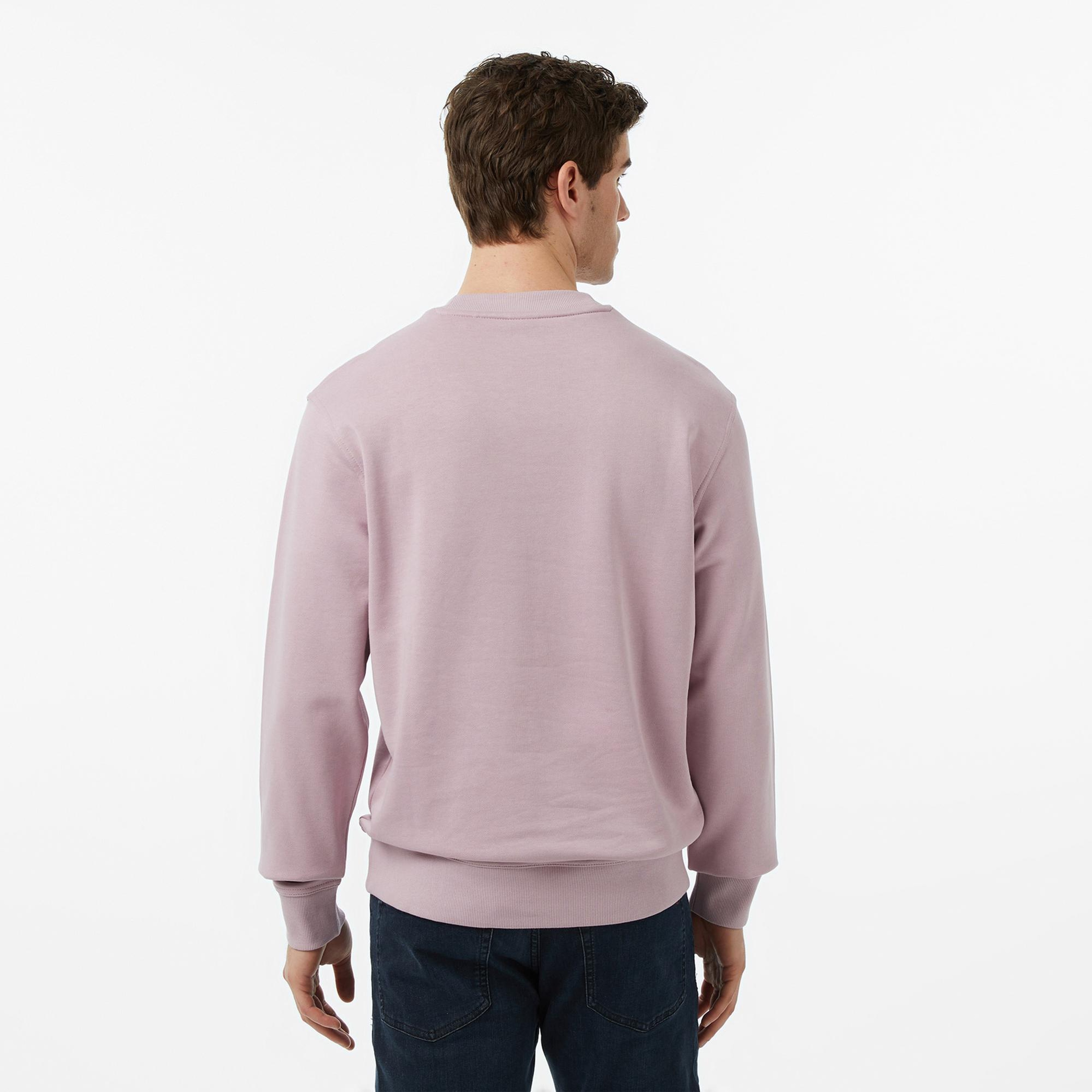 Boss WeSmall Erkek Lila Sweatshirt
