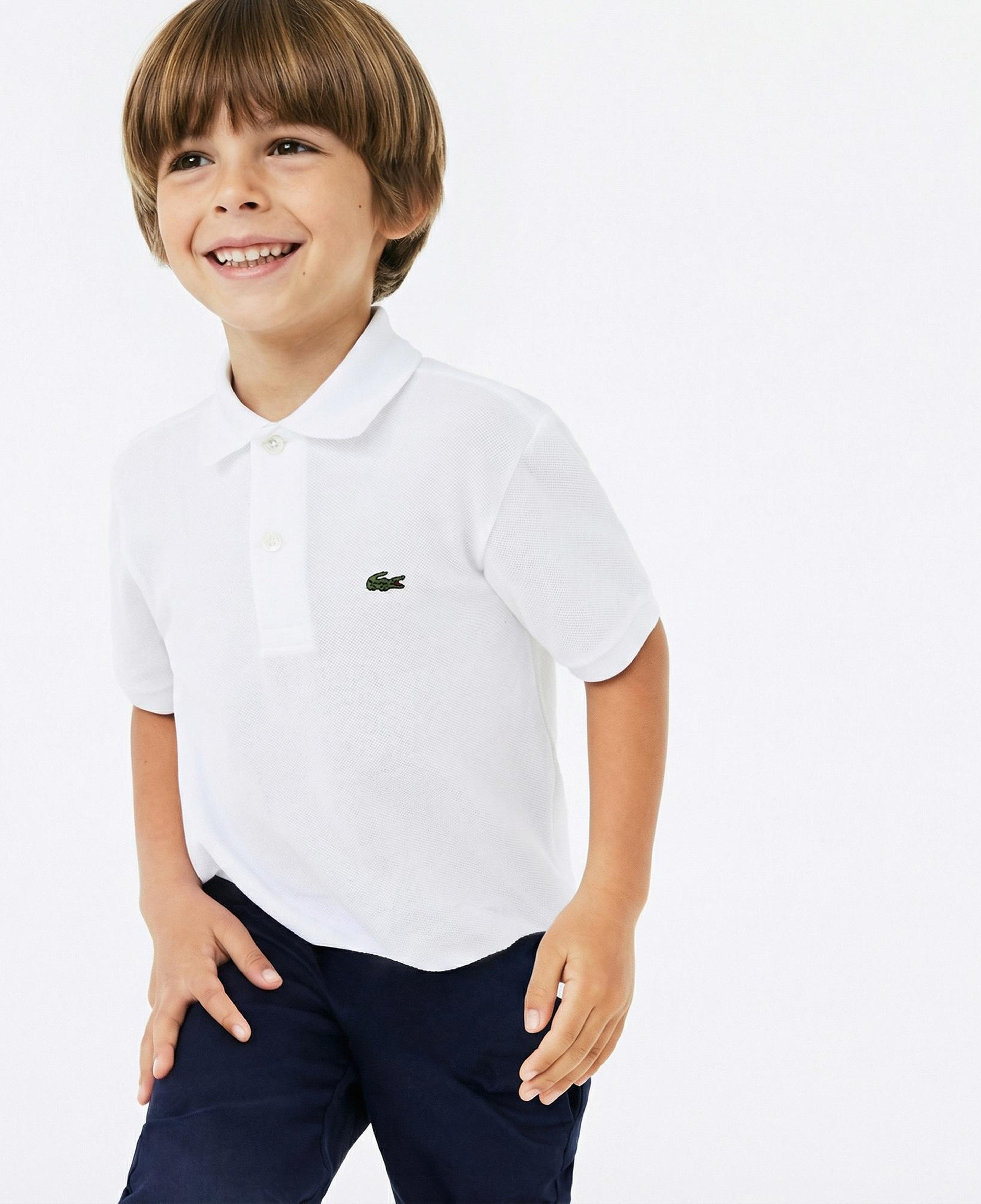 Lacoste Çocuk Regular Fit Beyaz Polo