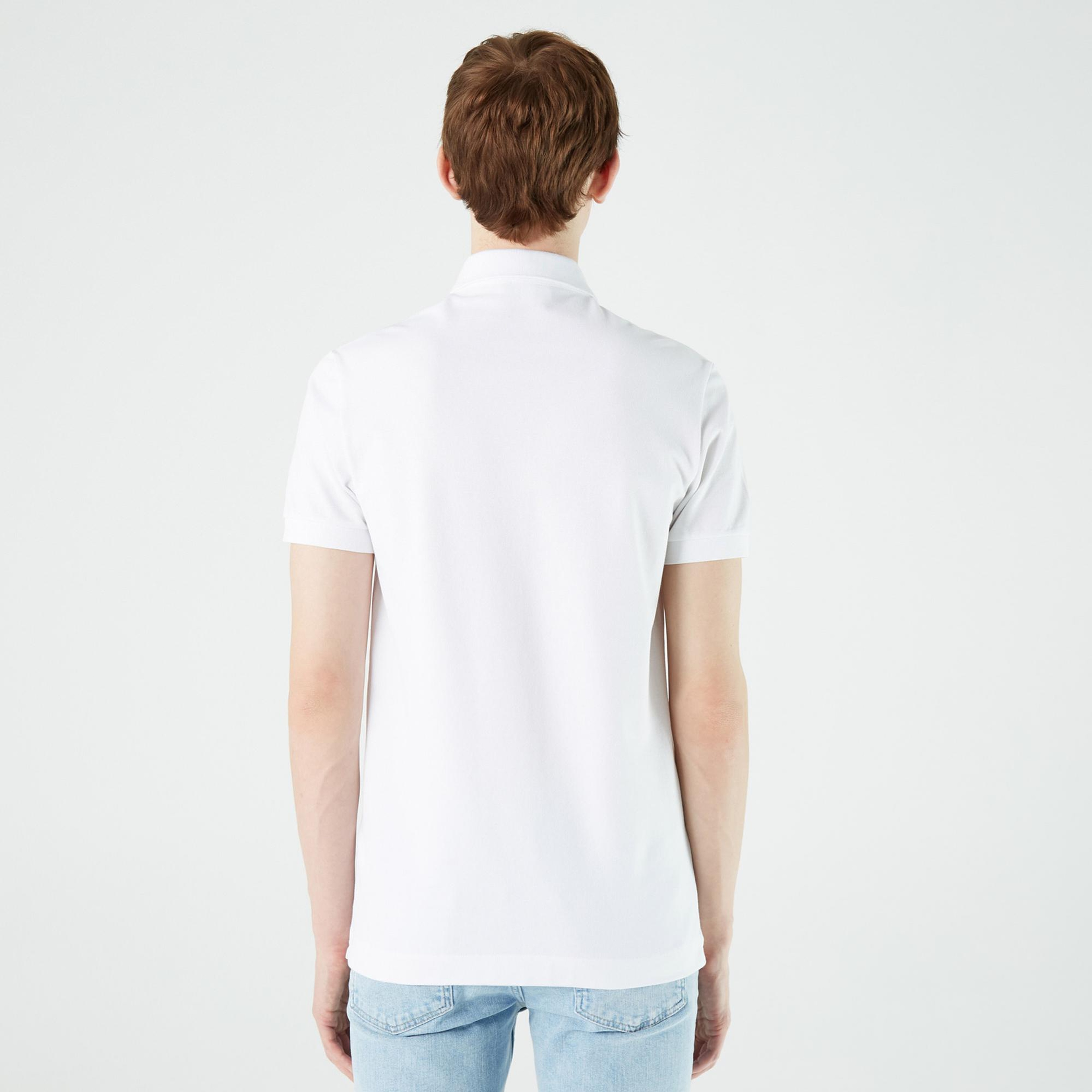 Lacoste Paris Erkek Regular Fit Beyaz Polo