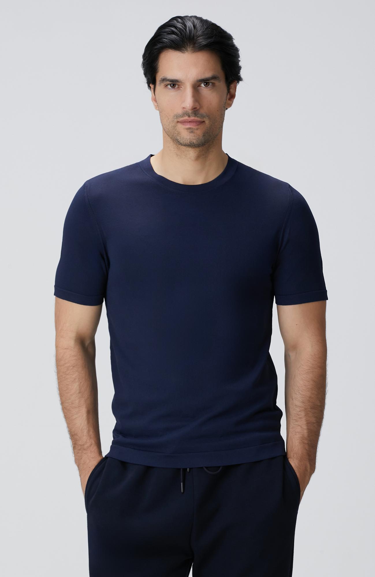 Network Erkek Lacivert Triko Kazak