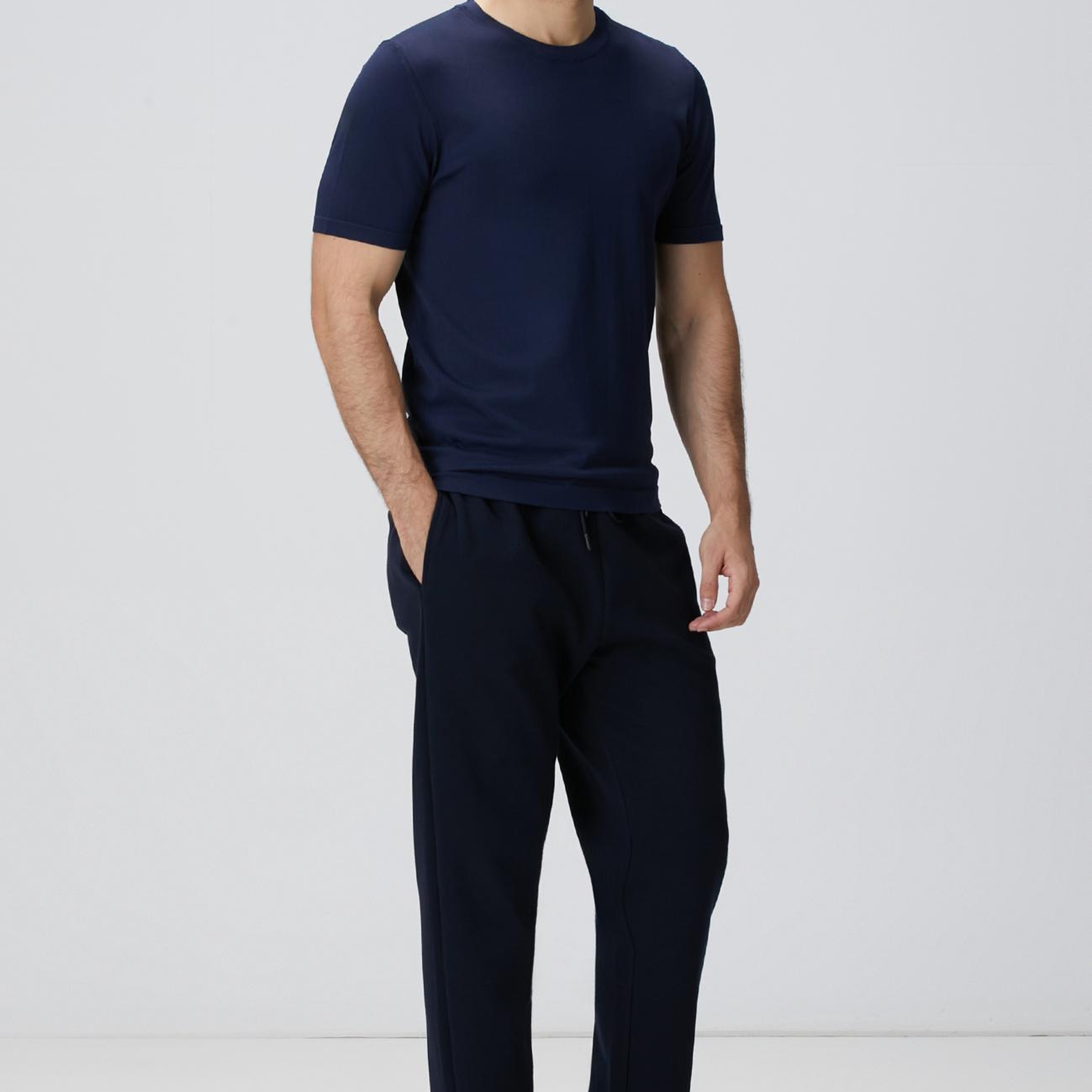 Network Erkek Lacivert Triko Kazak