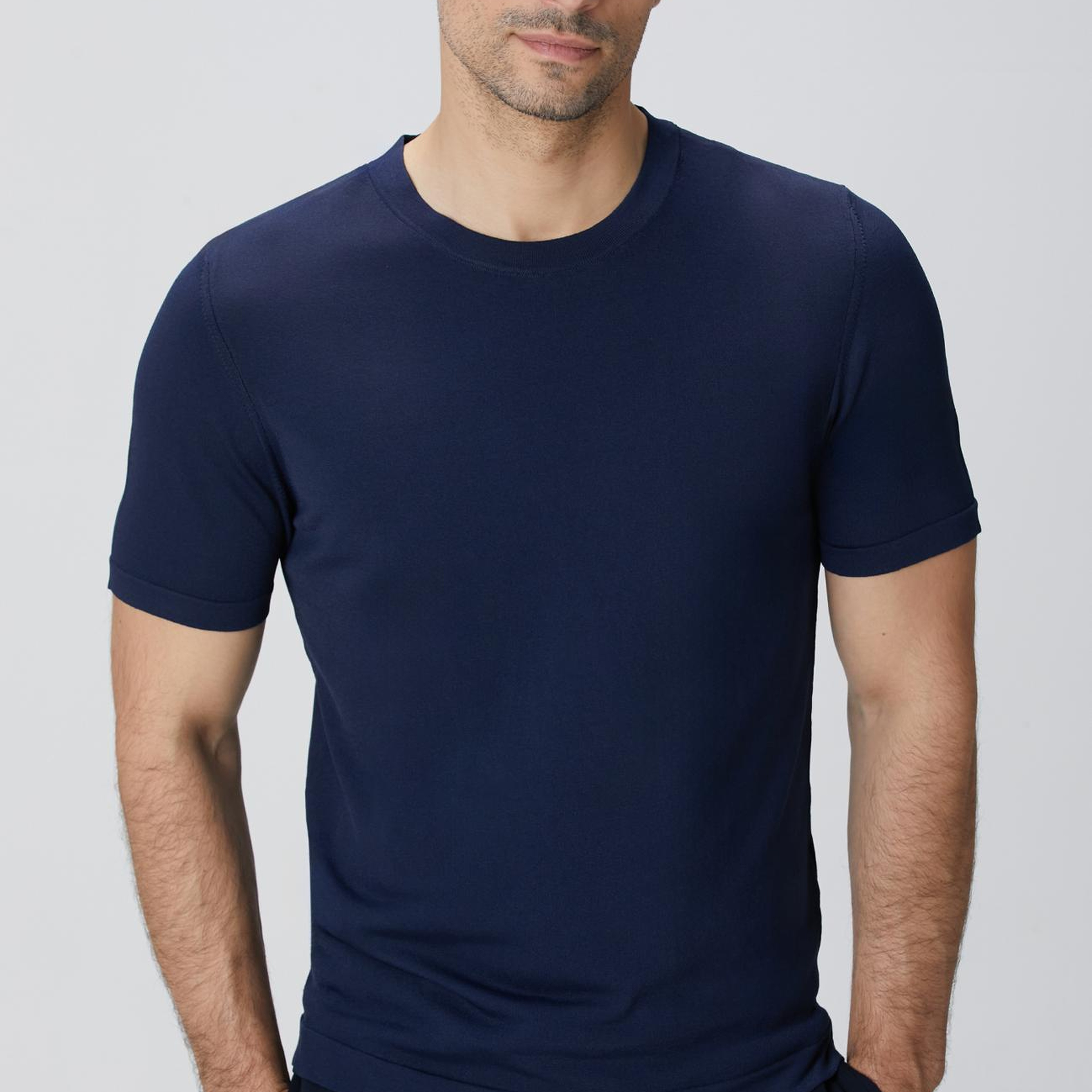 Network Erkek Lacivert Triko Kazak