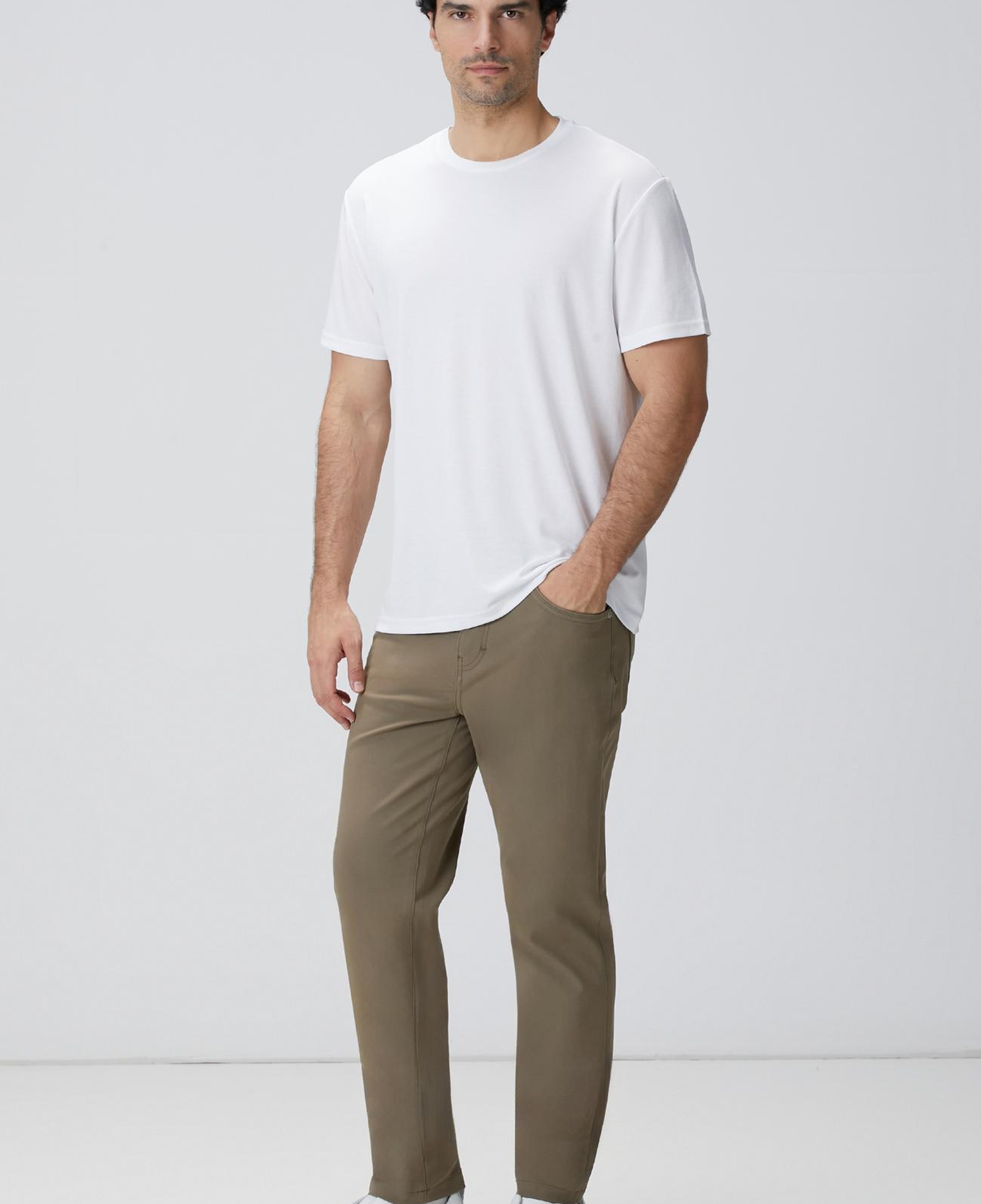 Network Erkek Beyaz Basic T-shirt