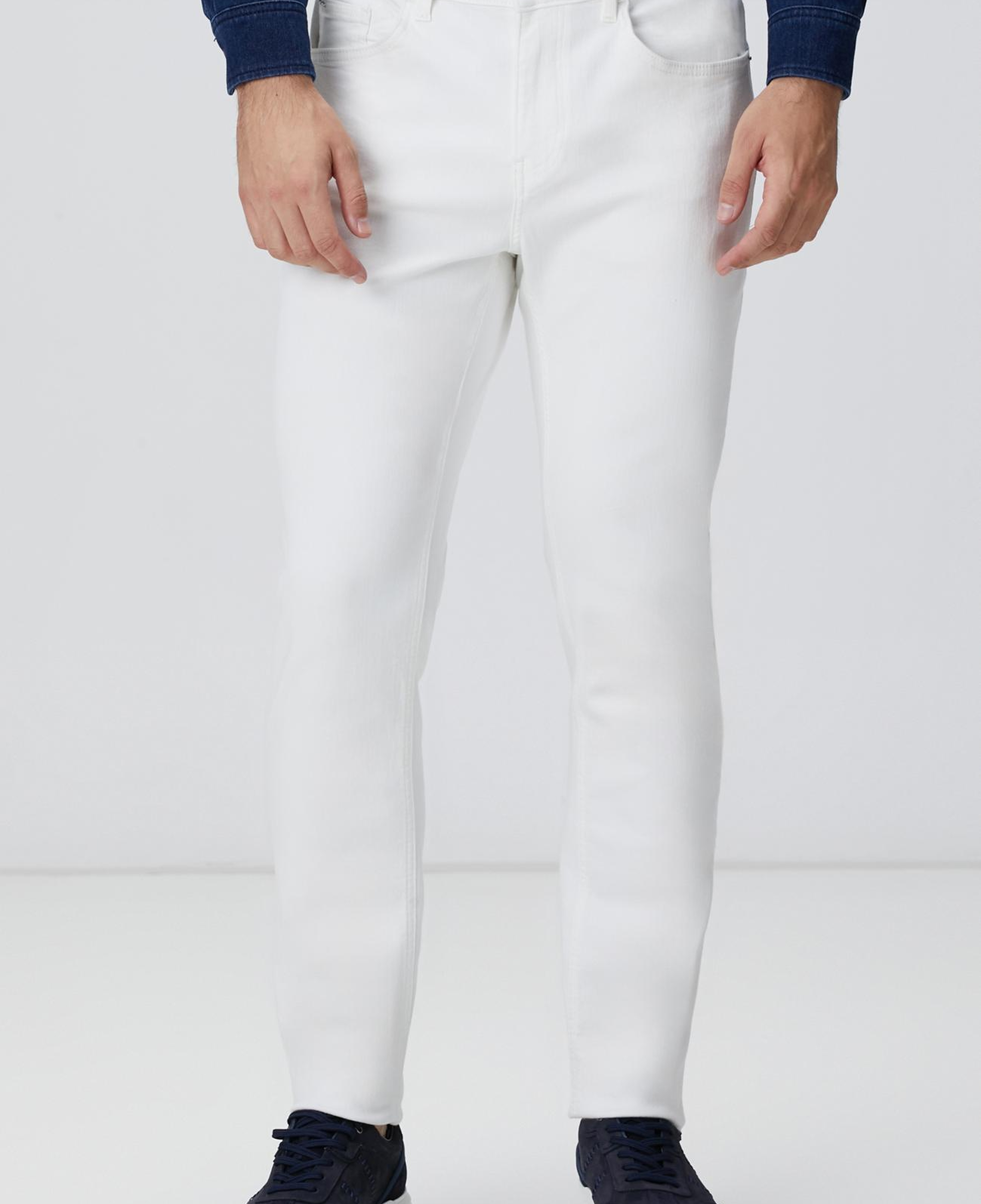 Network Erkek Kırık Beyaz Denim Pantolon