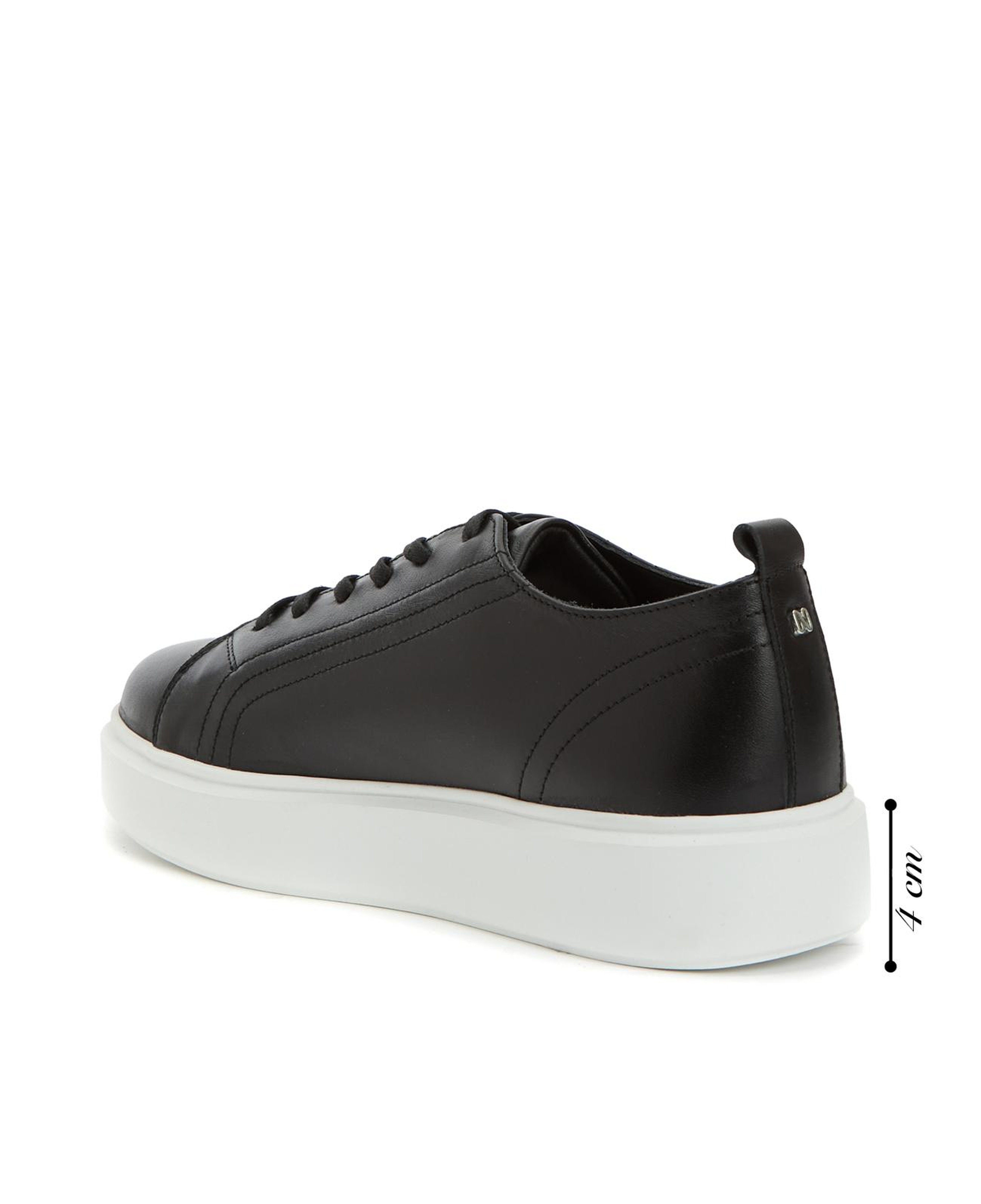 Network Kadın Siyah Deri Sneaker