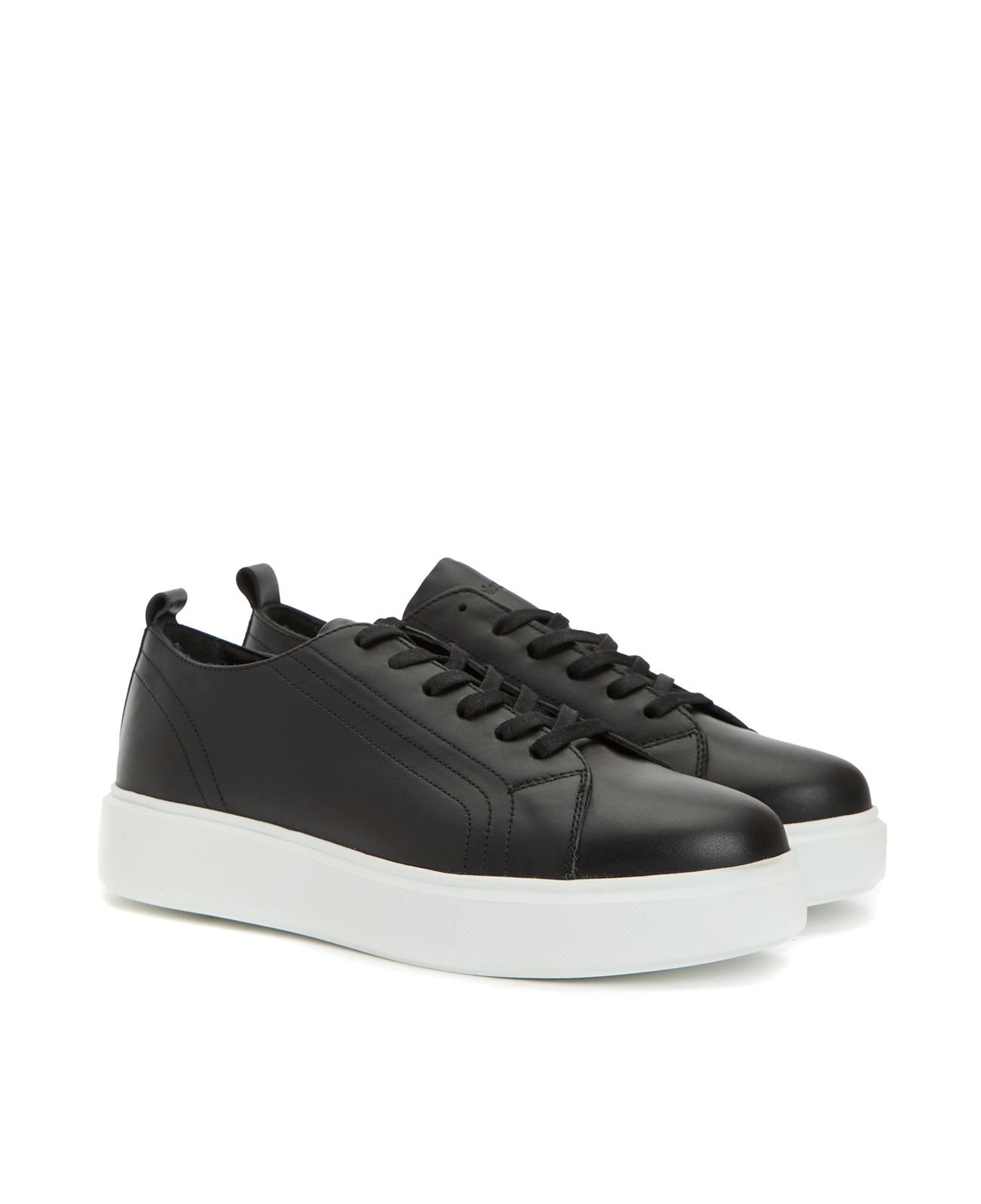 Network Kadın Siyah Deri Sneaker