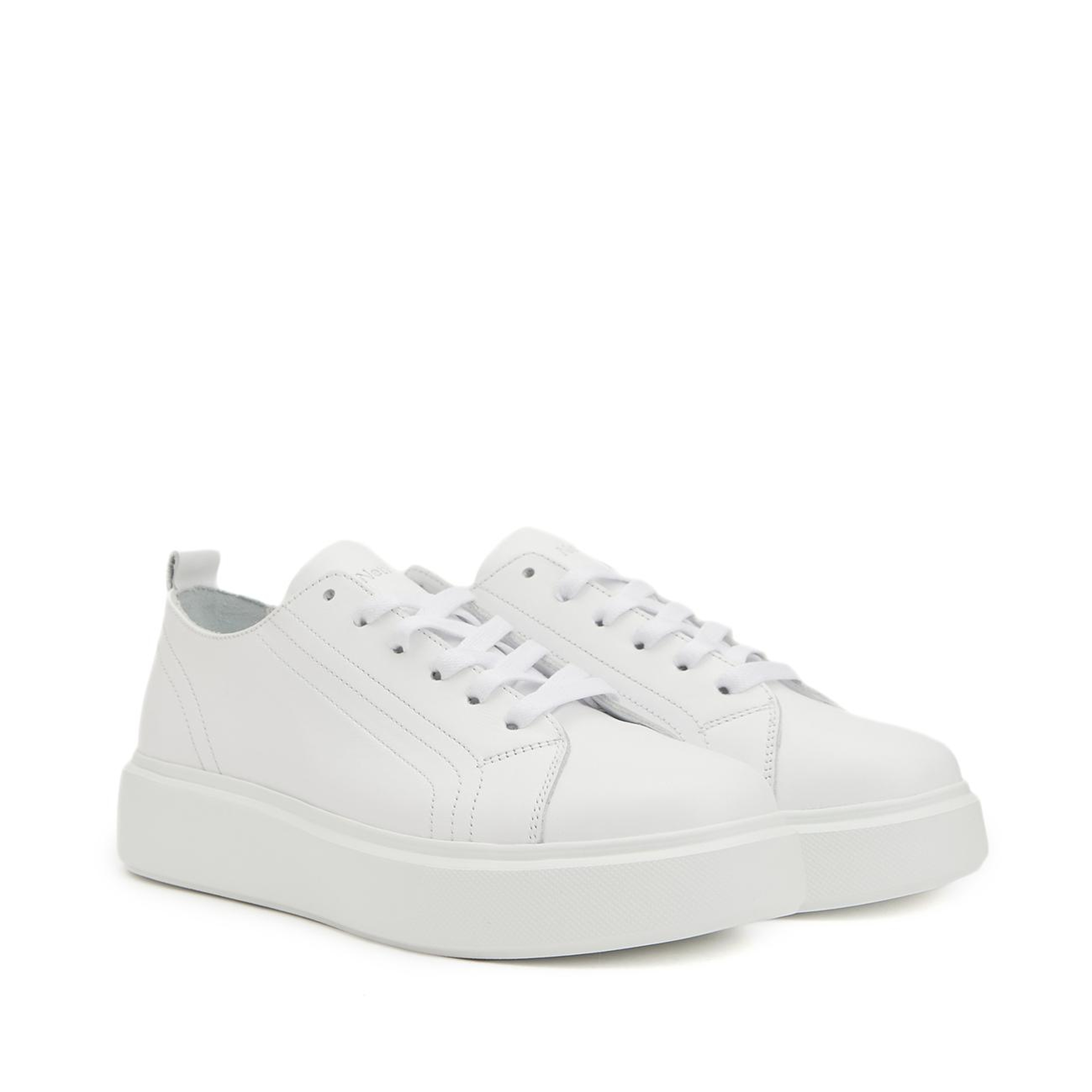 Network Kadın Beyaz Deri Sneaker