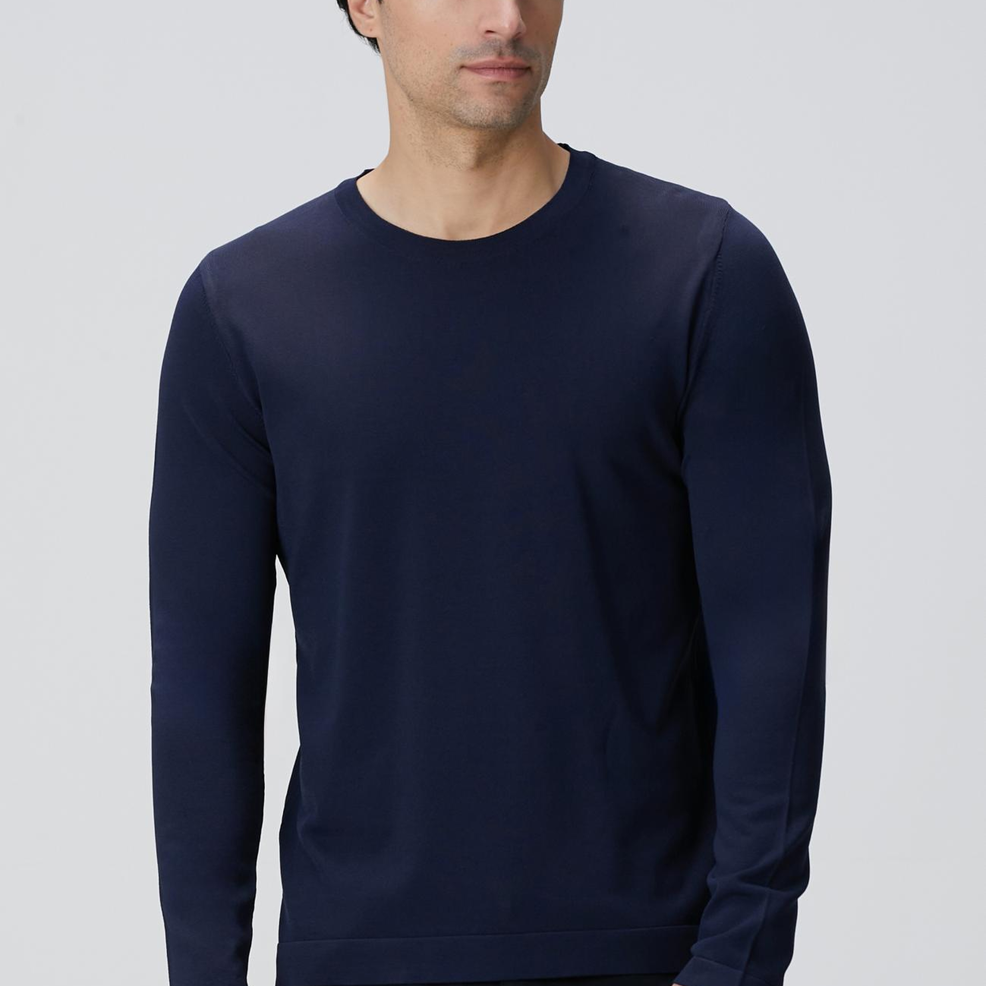 Network Erkek N-Tech Lacivert Basic Triko Kazak