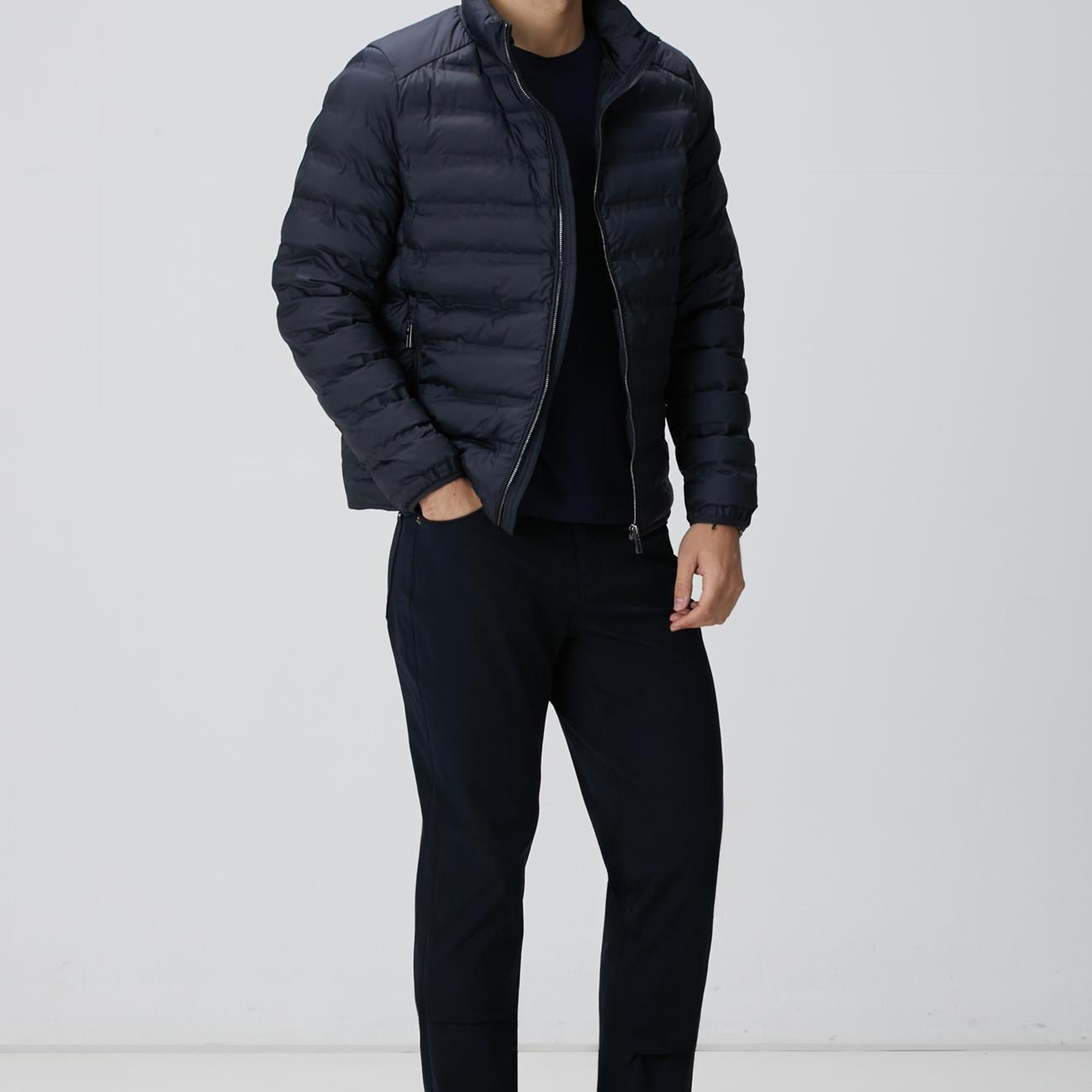 Network Erkek N-Tech Lacivert Basic Triko Kazak