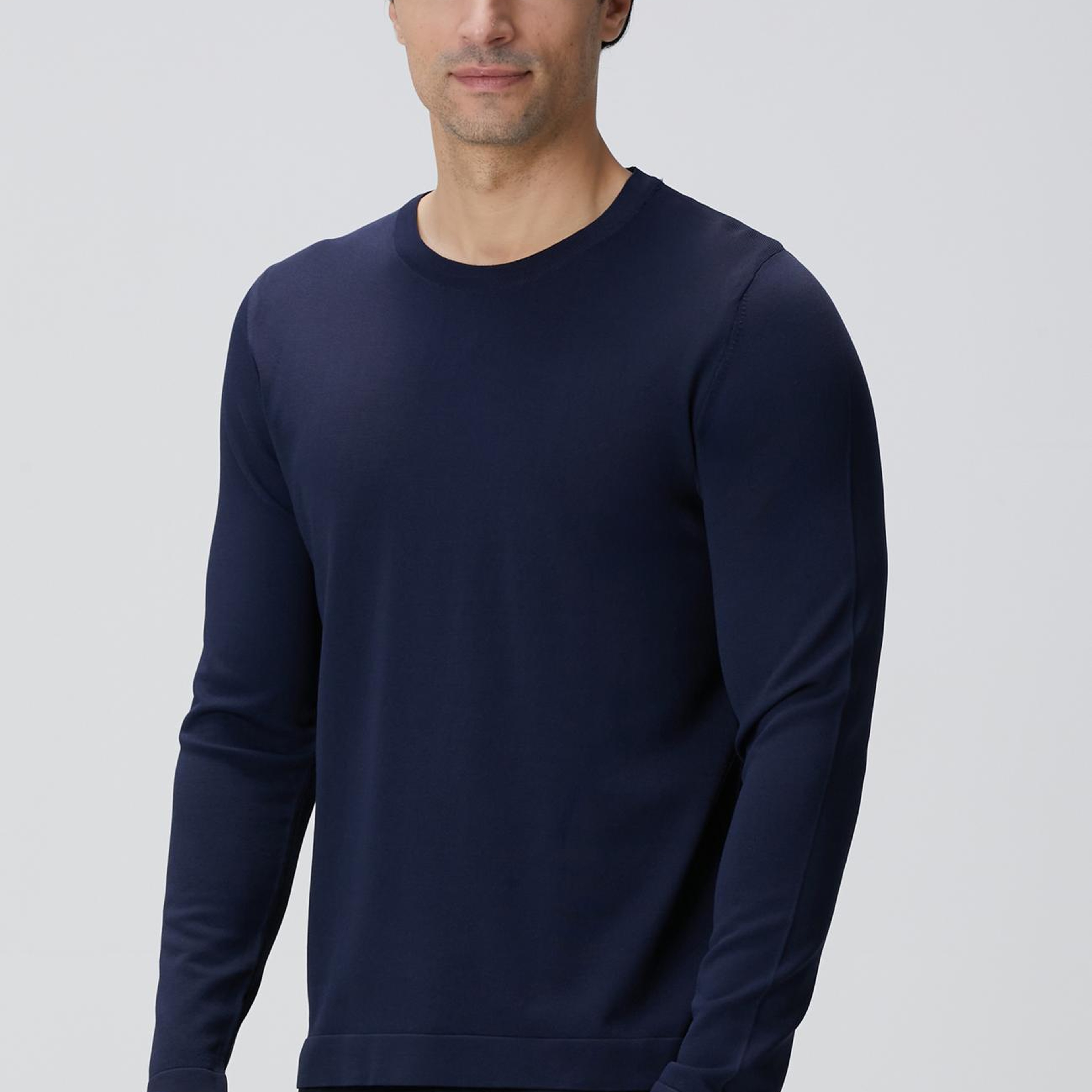 Network Erkek N-Tech Lacivert Basic Triko Kazak