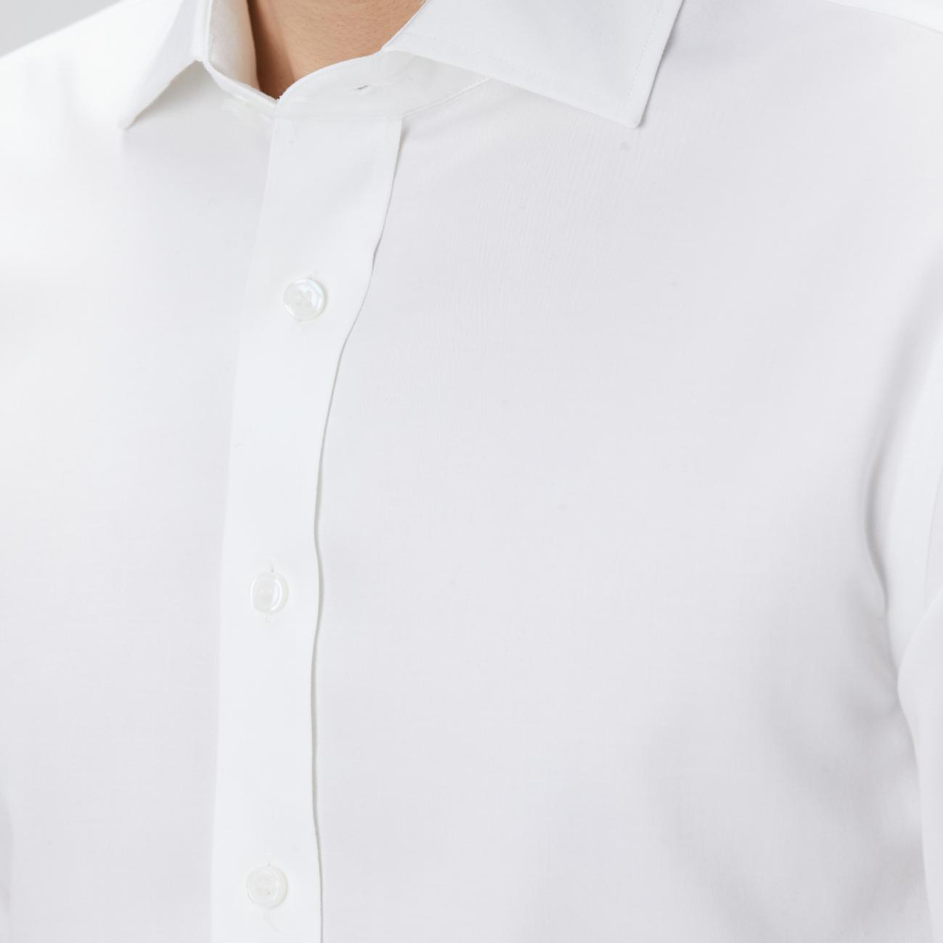 Network Erkek Beyaz Super Non-Iron Gömlek
