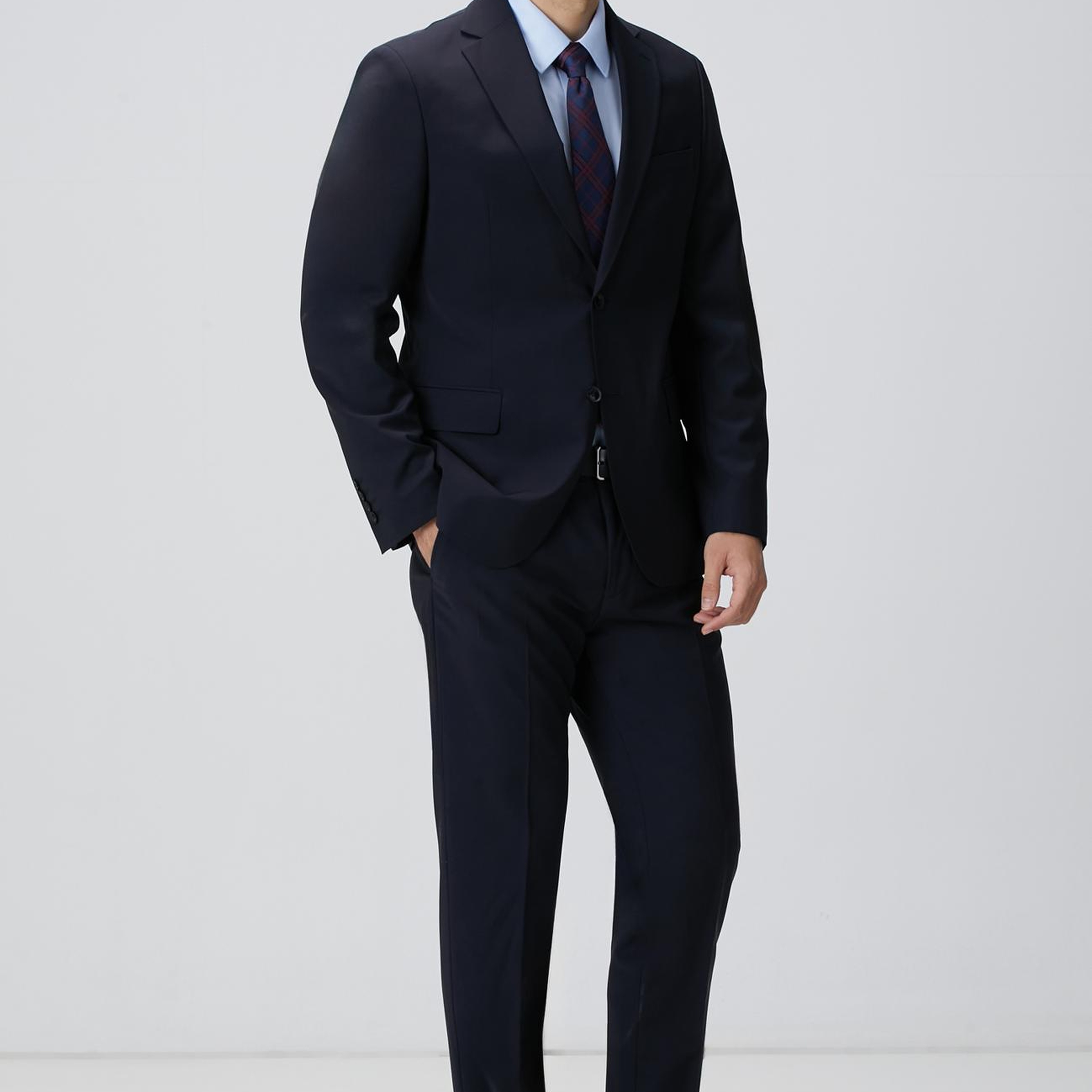 Network Erkek Non-Iron Mavi Saten Gömlek