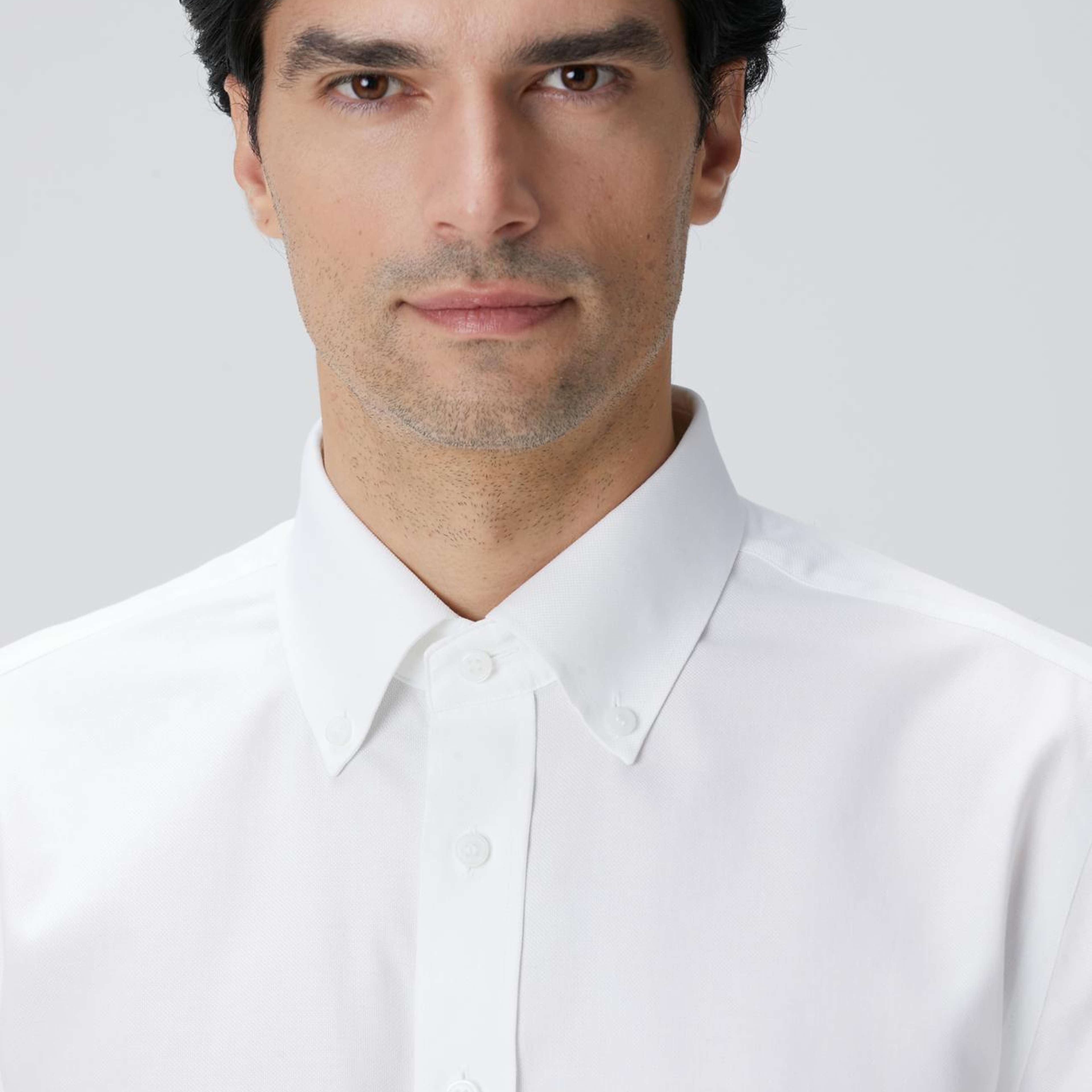 Network Erkek Beyaz Non-Iron Oxford Gömlek