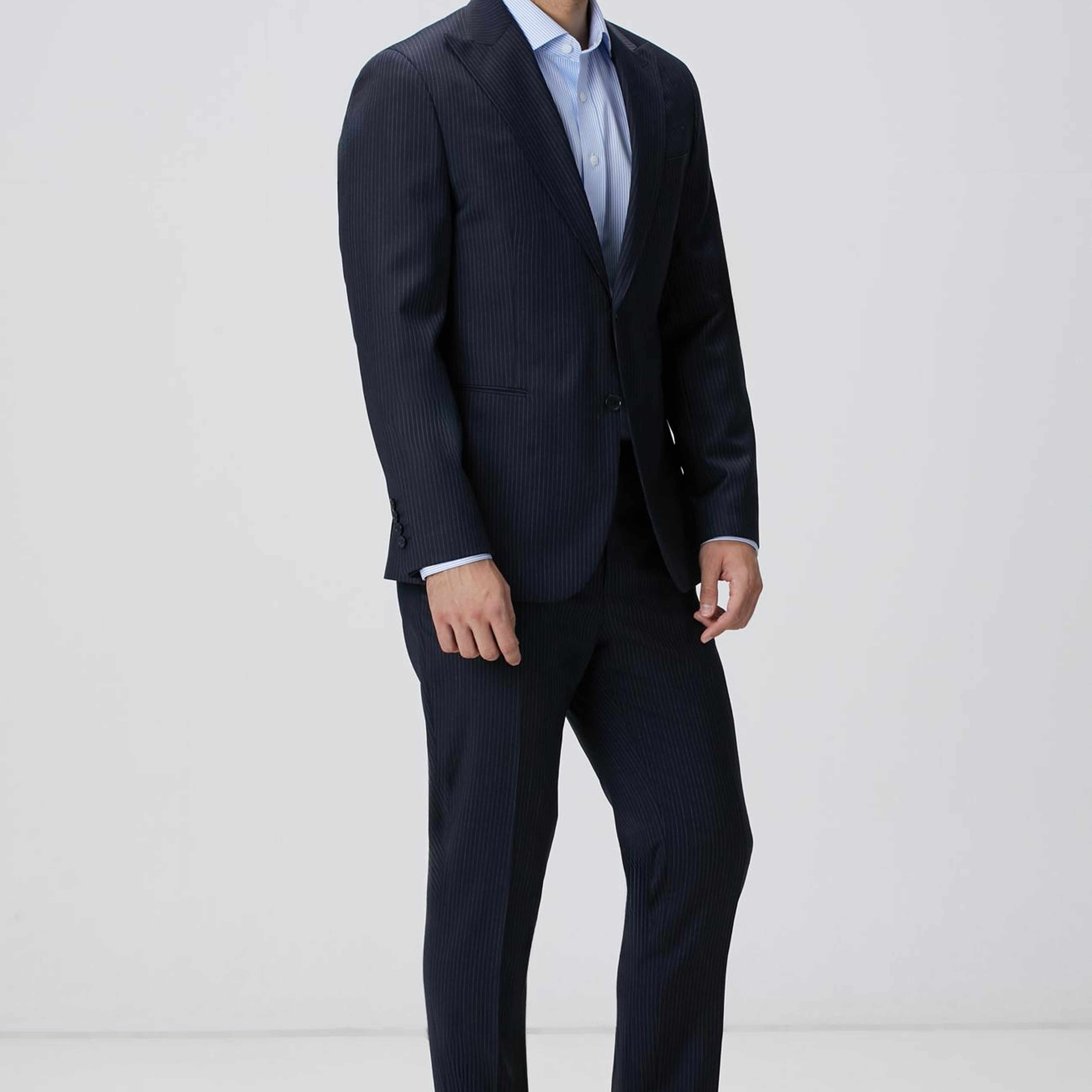 Network Erkek Açık Mavi Non-Iron Gömlek