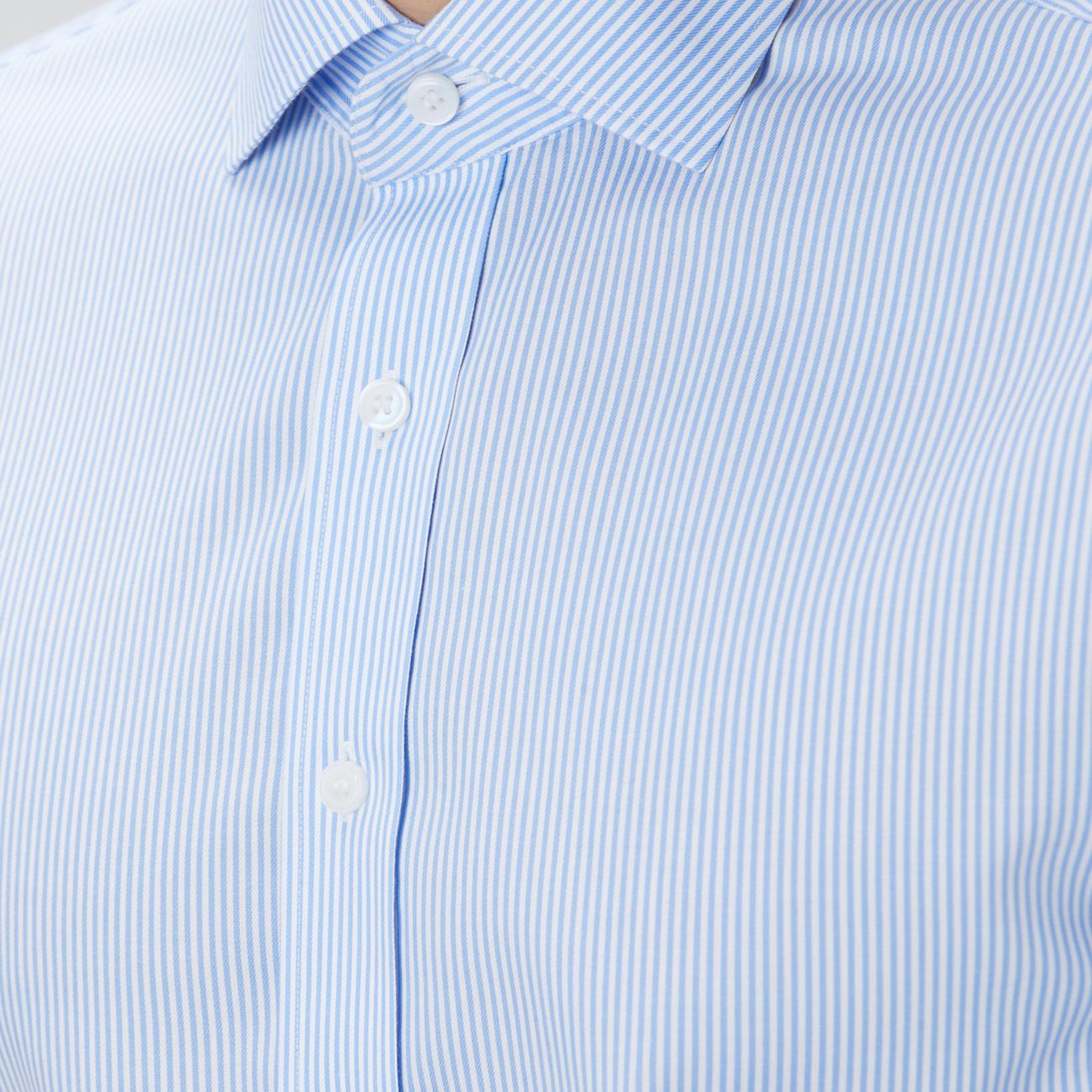 Network Erkek Açık Mavi Non-Iron Gömlek