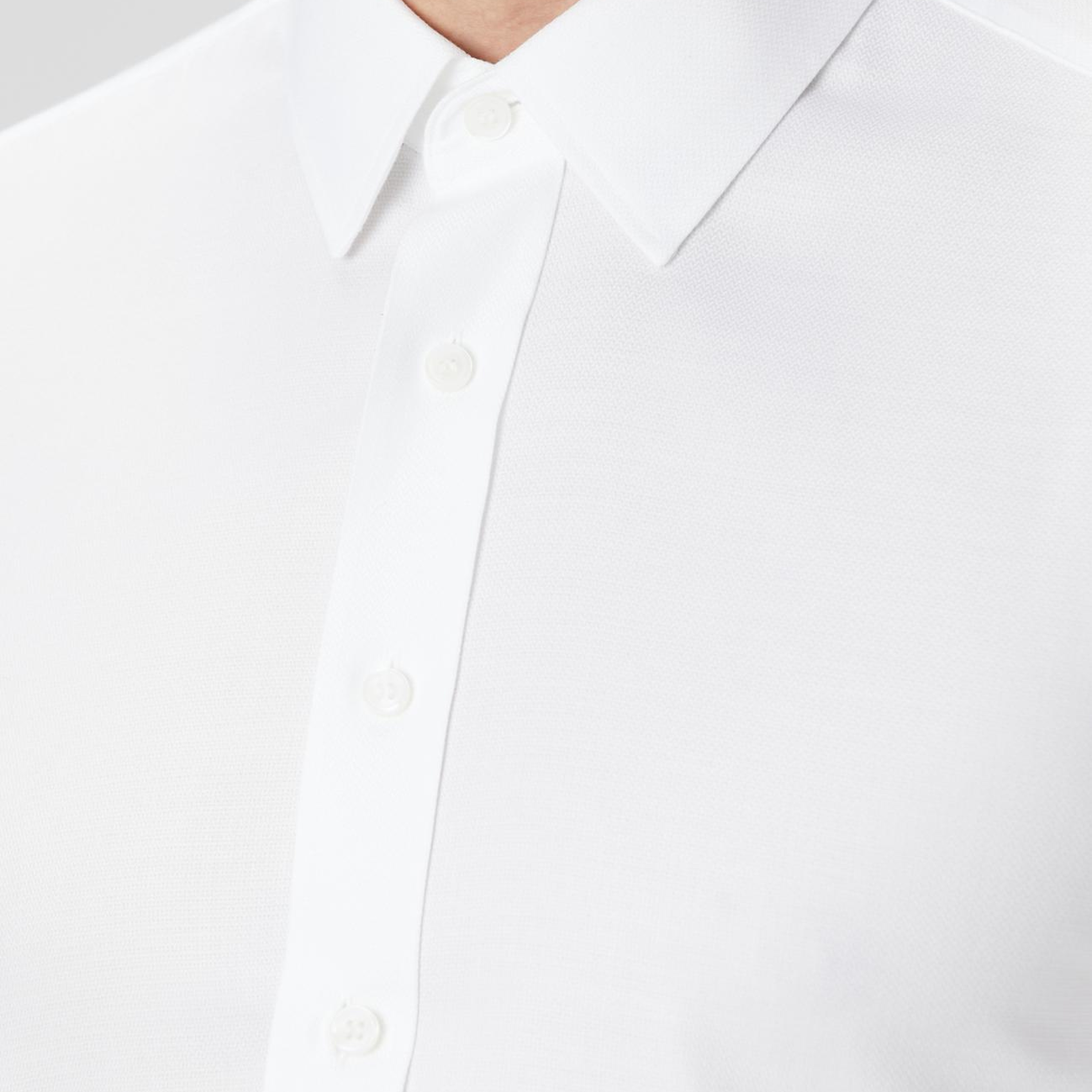 Network Erkek Non-Iron Beyaz Gömlek