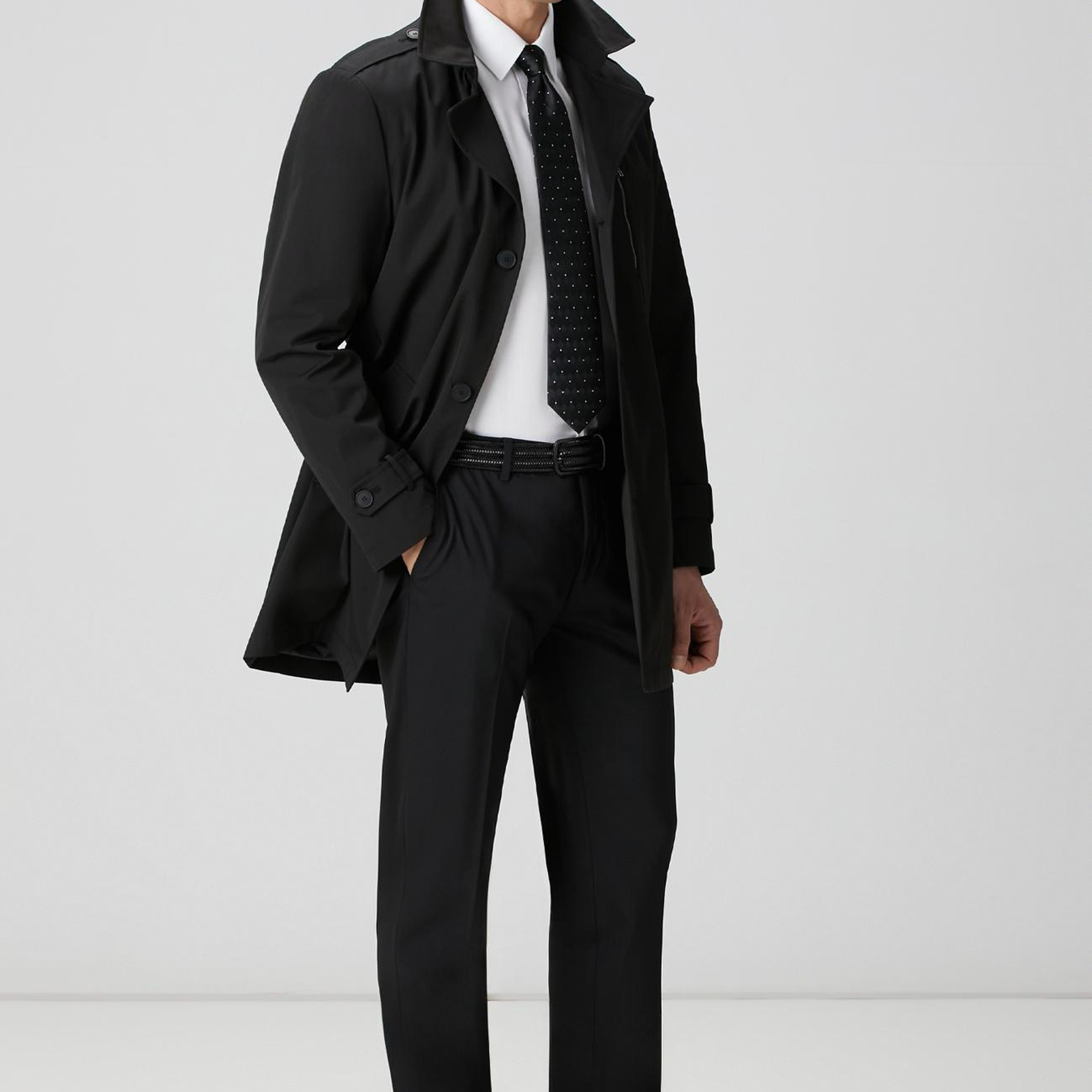 Network Erkek Non-Iron Beyaz Gömlek