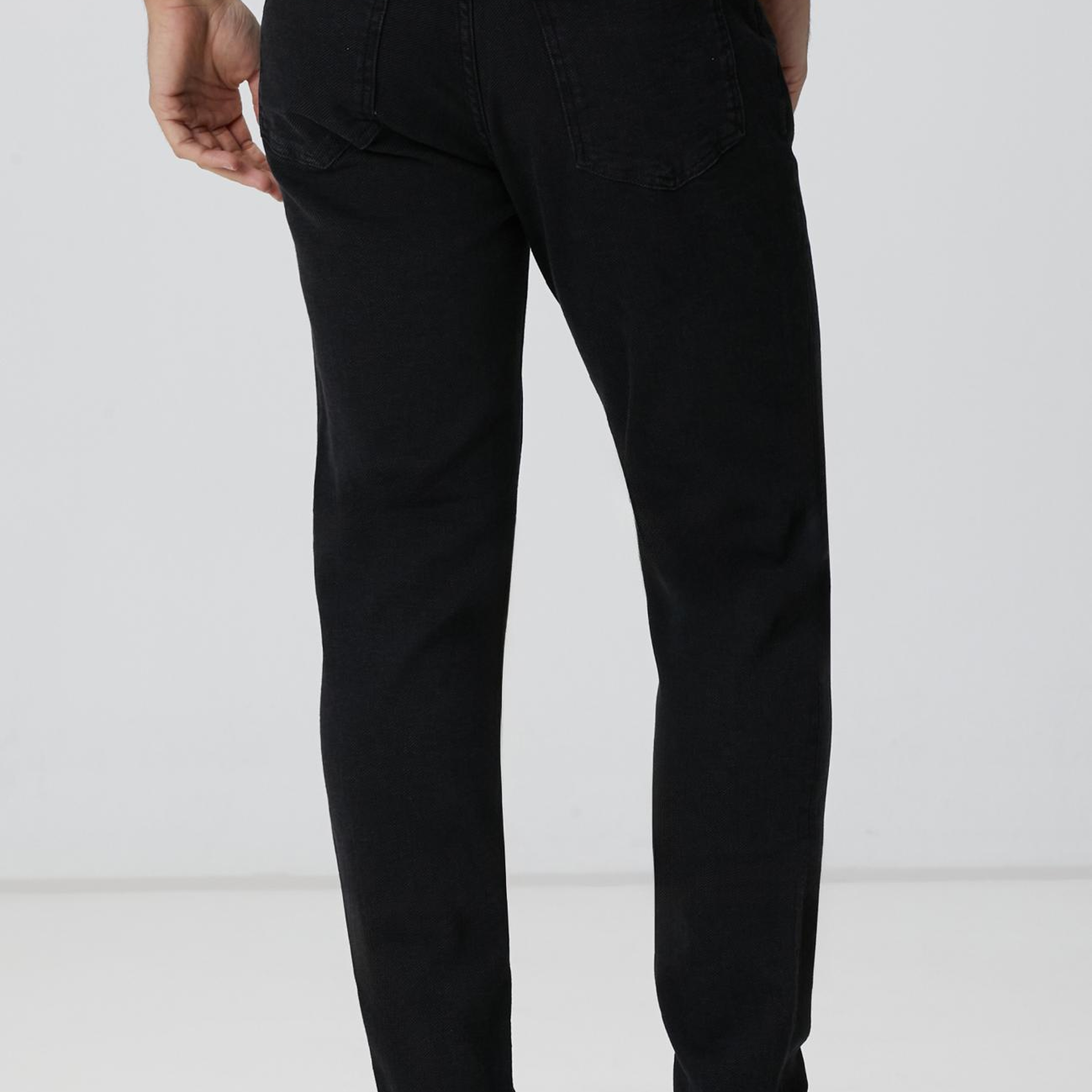 Network Erkek Siyah Denim Pantolon