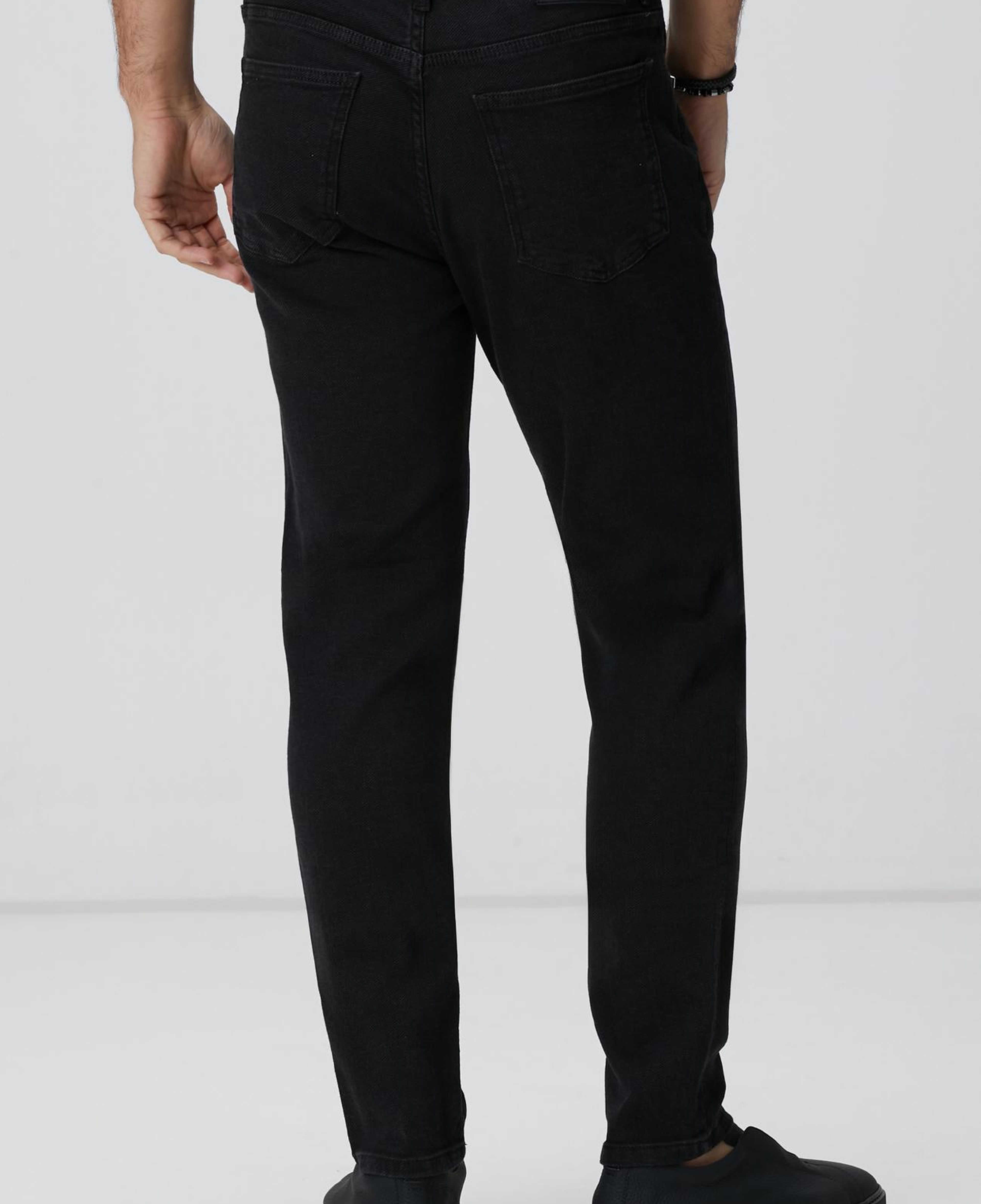 Network Erkek Siyah Denim Pantolon