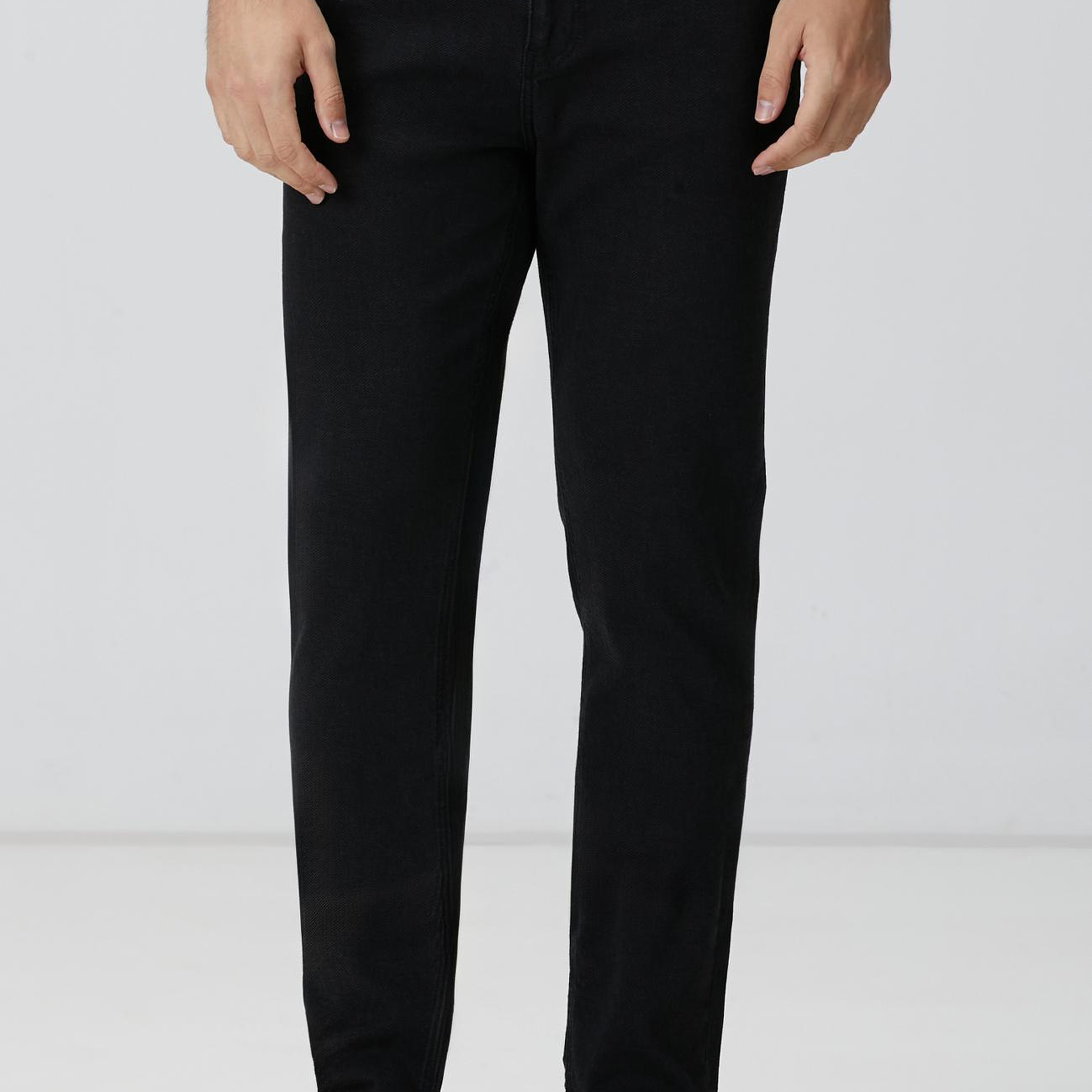 Network Erkek Siyah Denim Pantolon