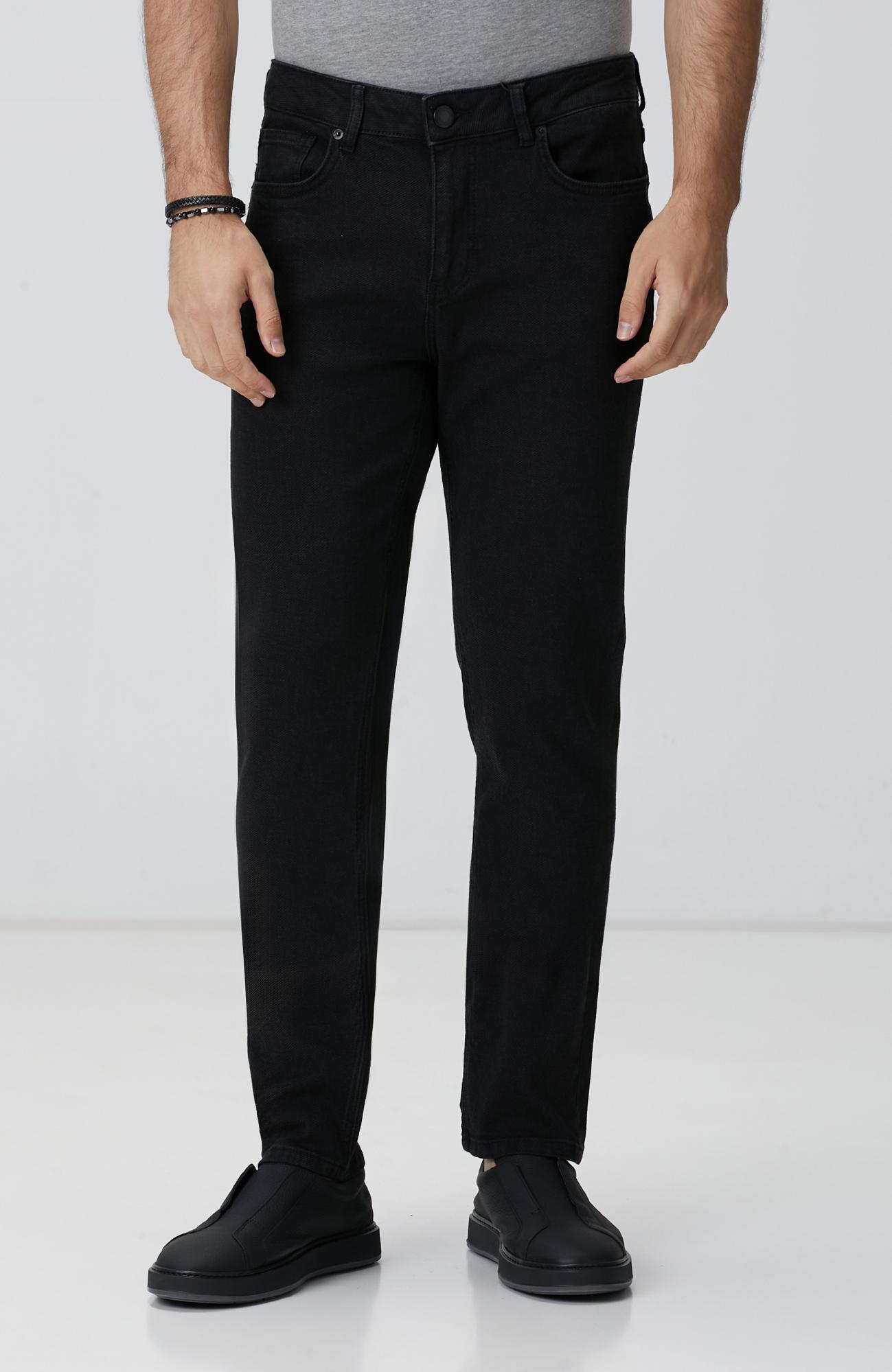 Network Erkek Siyah Denim Pantolon