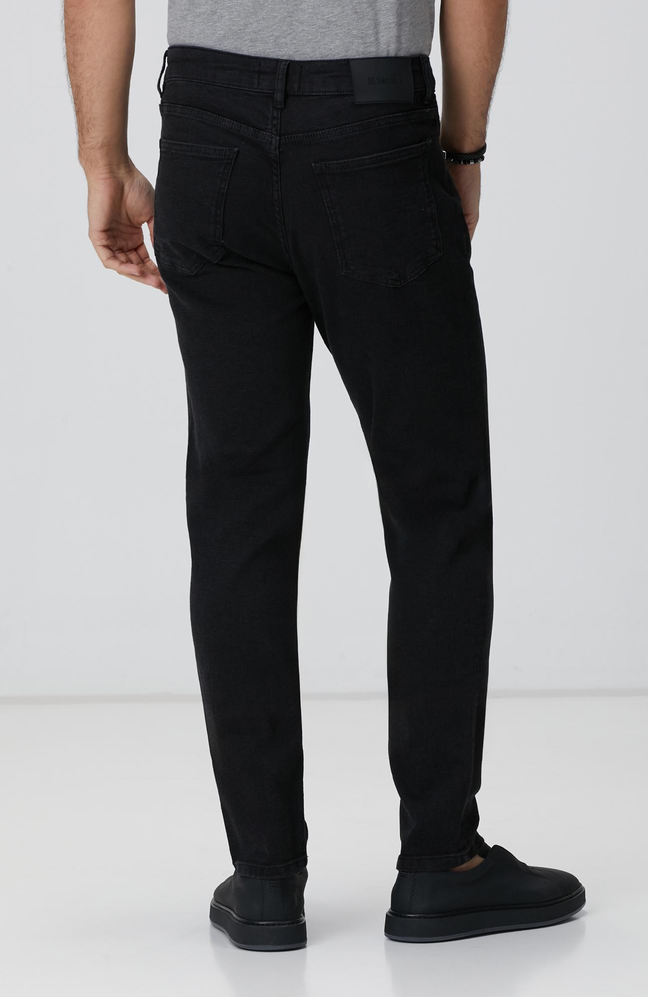 Network Erkek Siyah Denim Pantolon