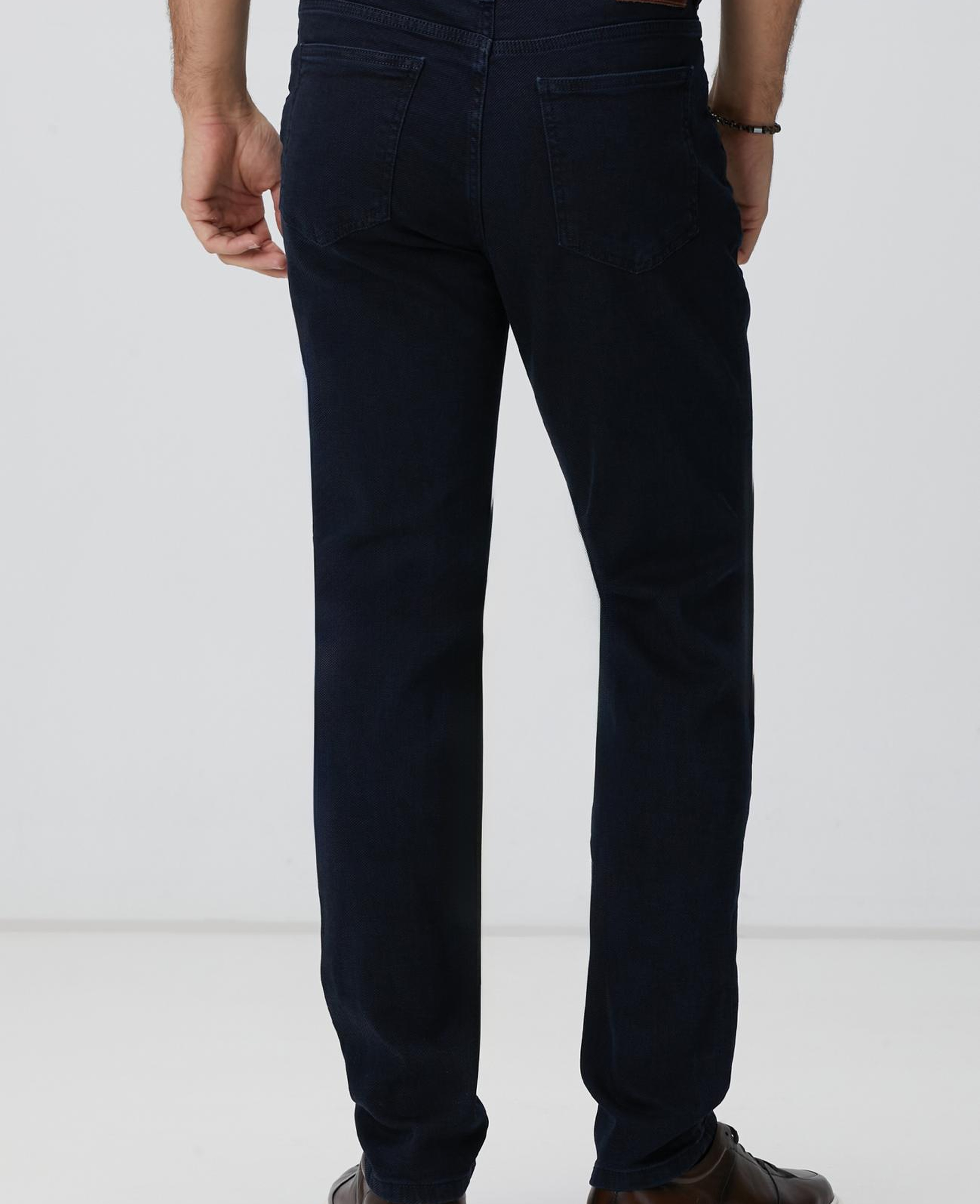 Network Erkek Koyu Lacivert Denim Pantolon
