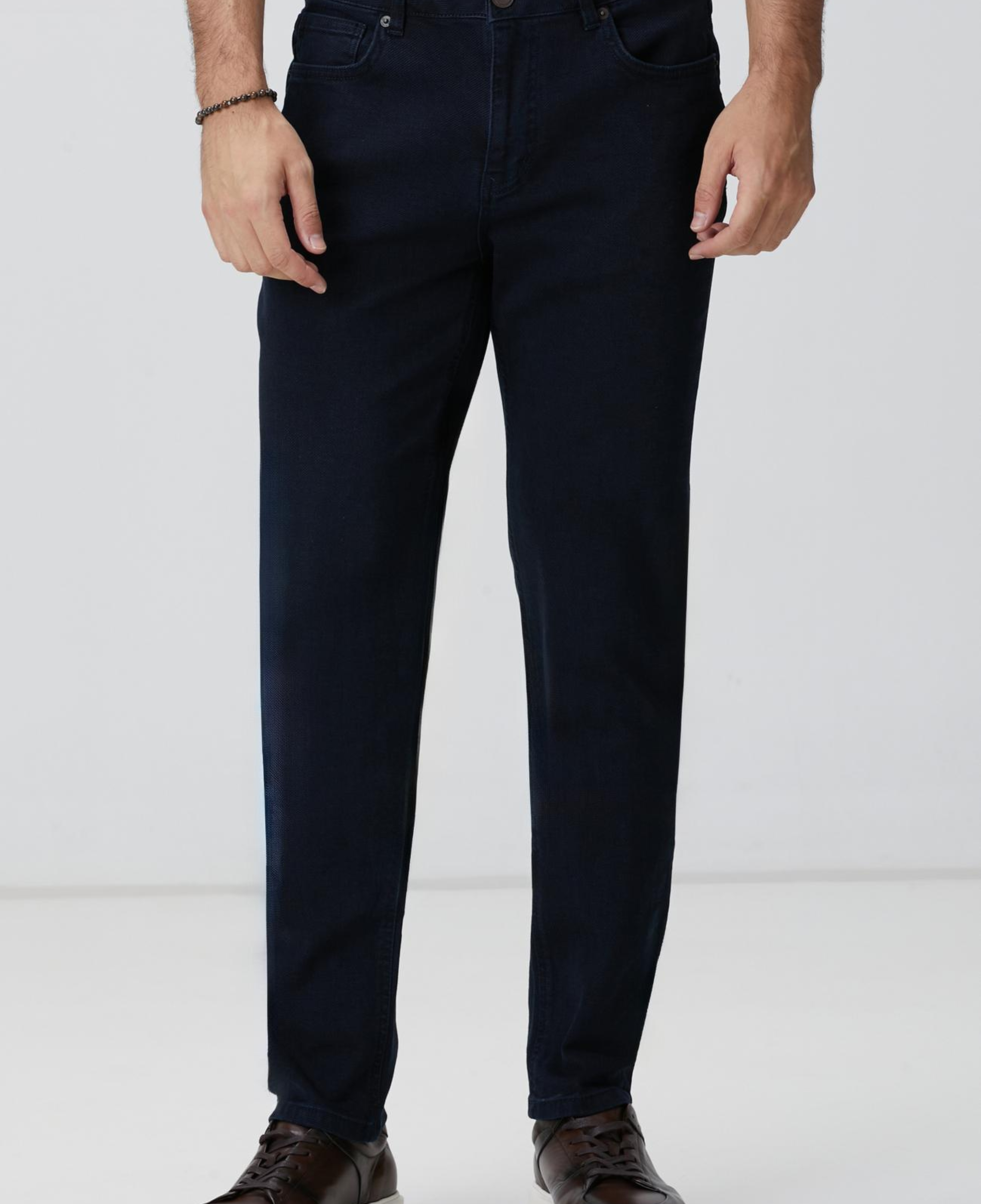 Network Erkek Koyu Lacivert Denim Pantolon