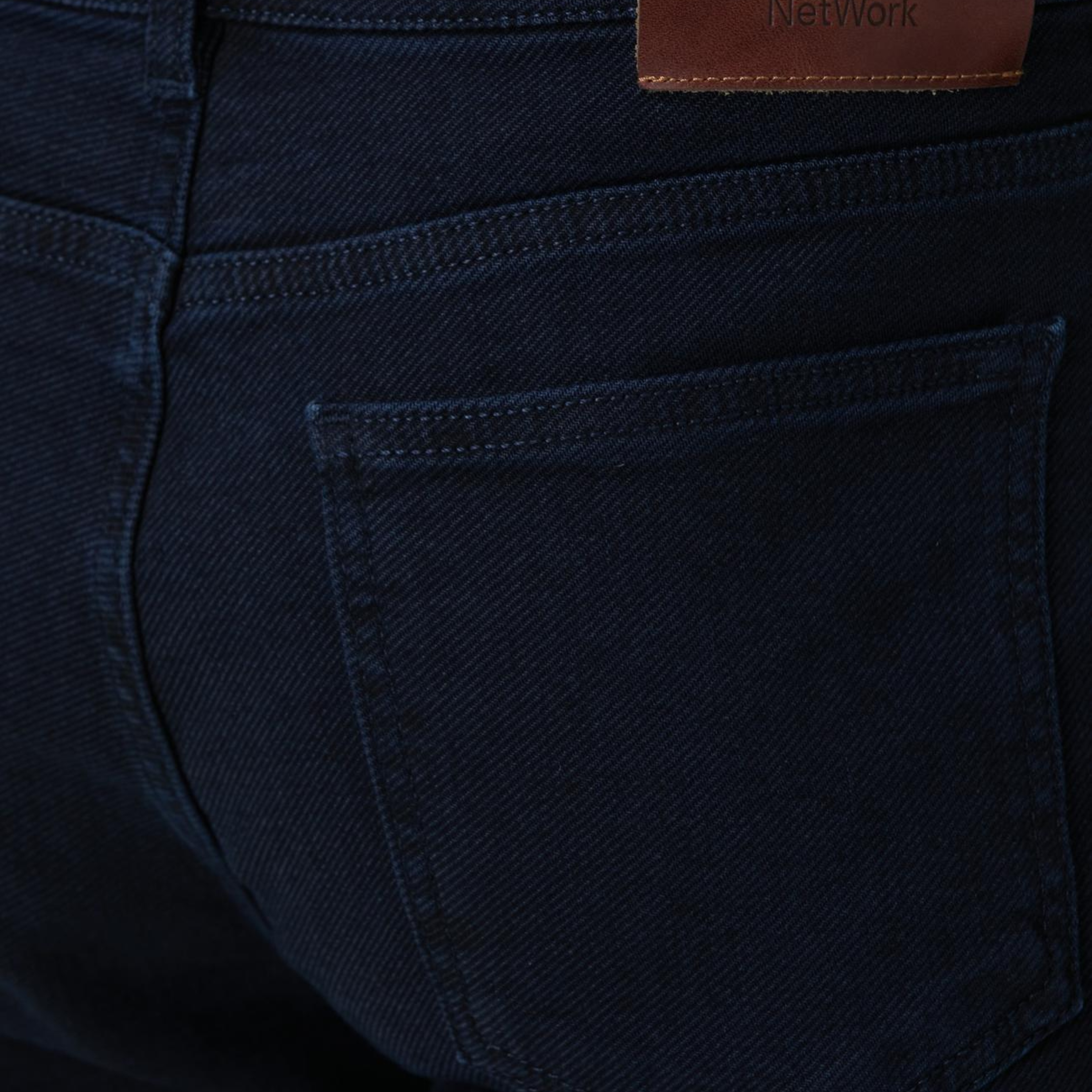 Network Erkek Koyu Lacivert Denim Pantolon